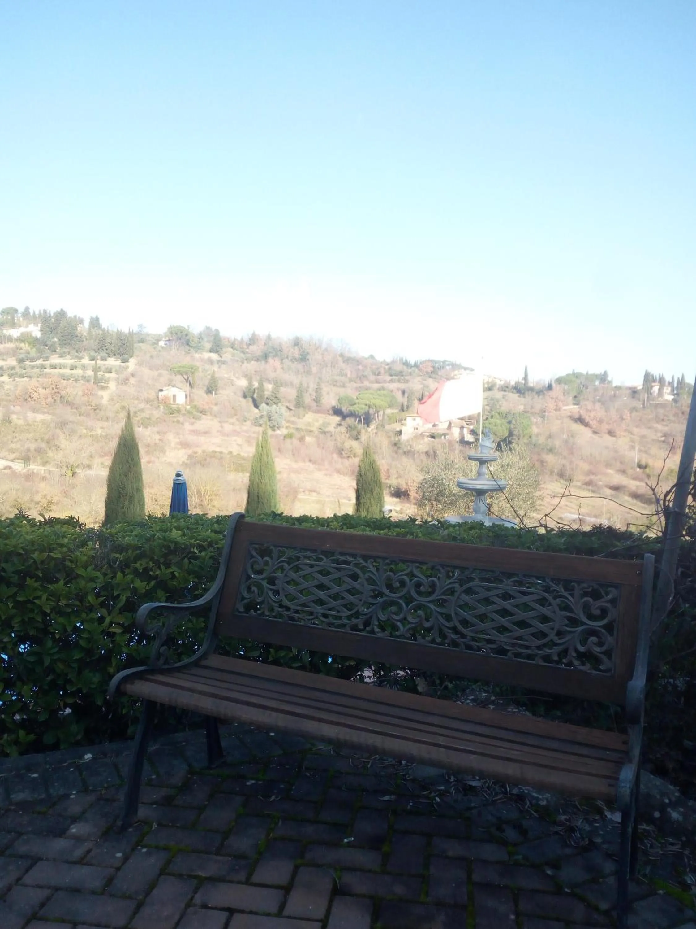 Garden view in Rocca Palazzaccio