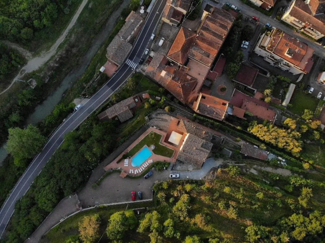 Bird's eye view in Rocca Palazzaccio
