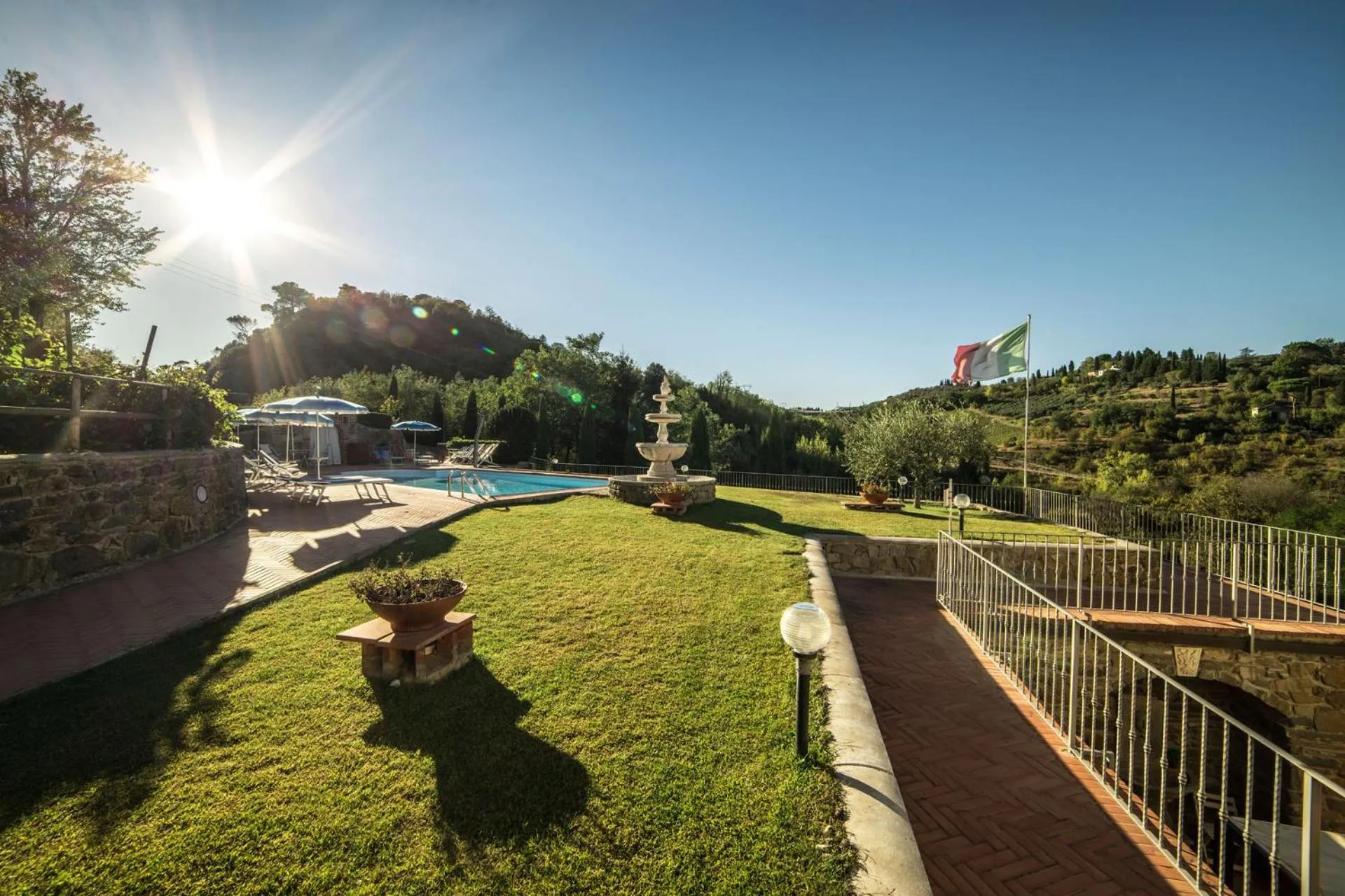 Garden in Rocca Palazzaccio