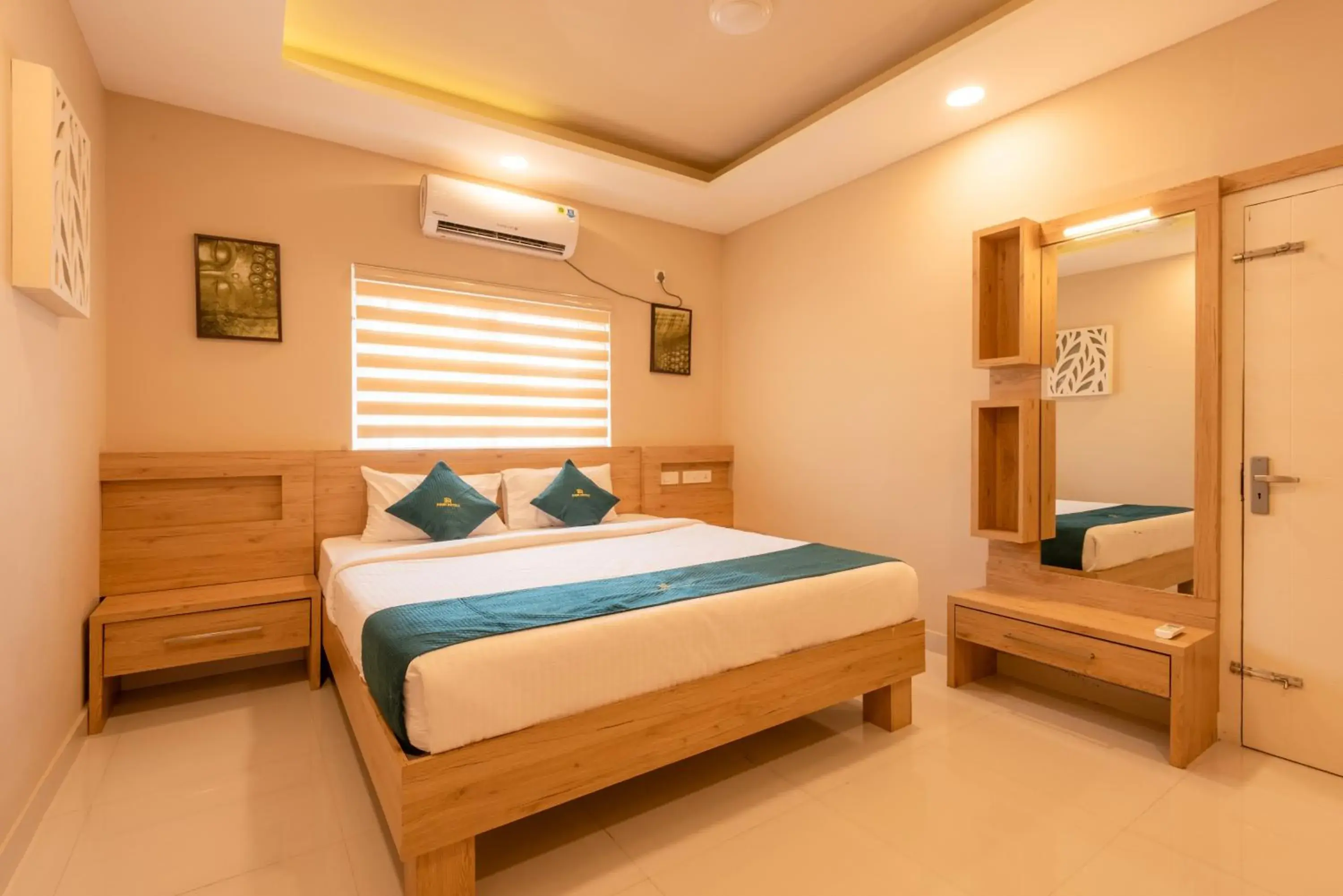 Bedroom, Bed in Daan Ambalath Maple Leaves Bedroom, Bed in Daan Ambalath Maple Leaves