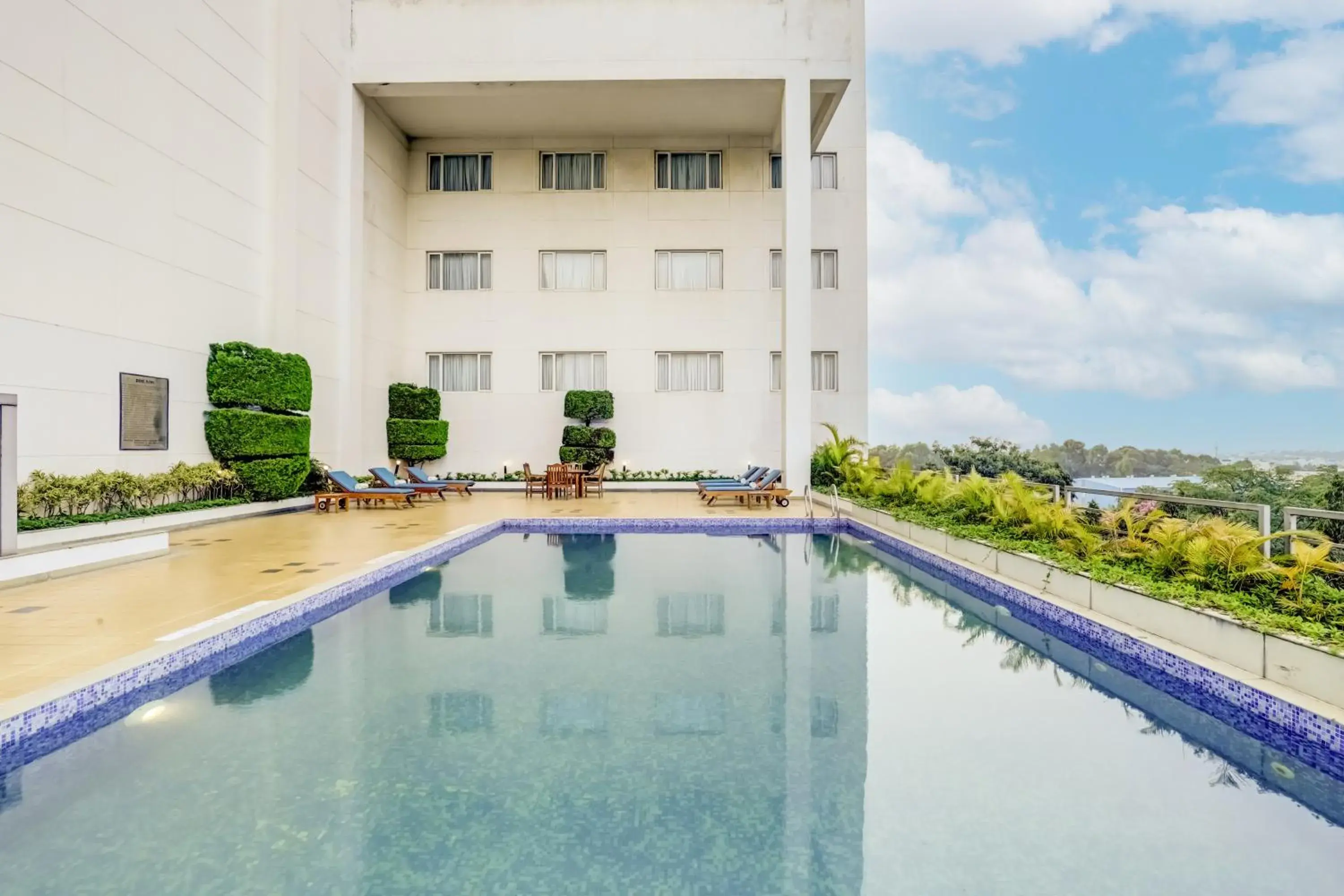 Swimming pool in Lemon Tree Hotel Whitefield, Bengaluru Swimming pool in Lemon Tree Hotel Whitefield, Bengaluru