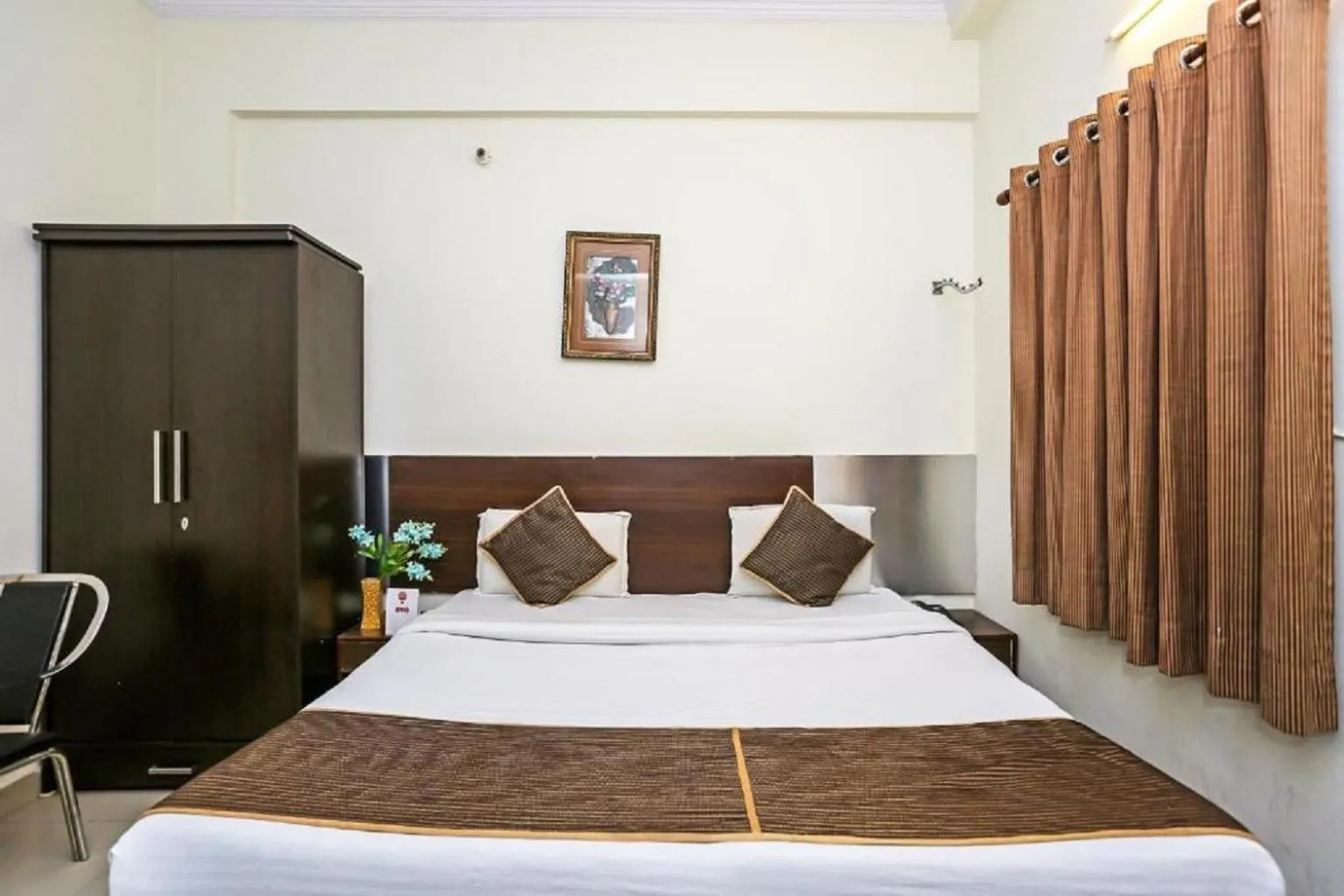 Bed in Hotel Anand Villa