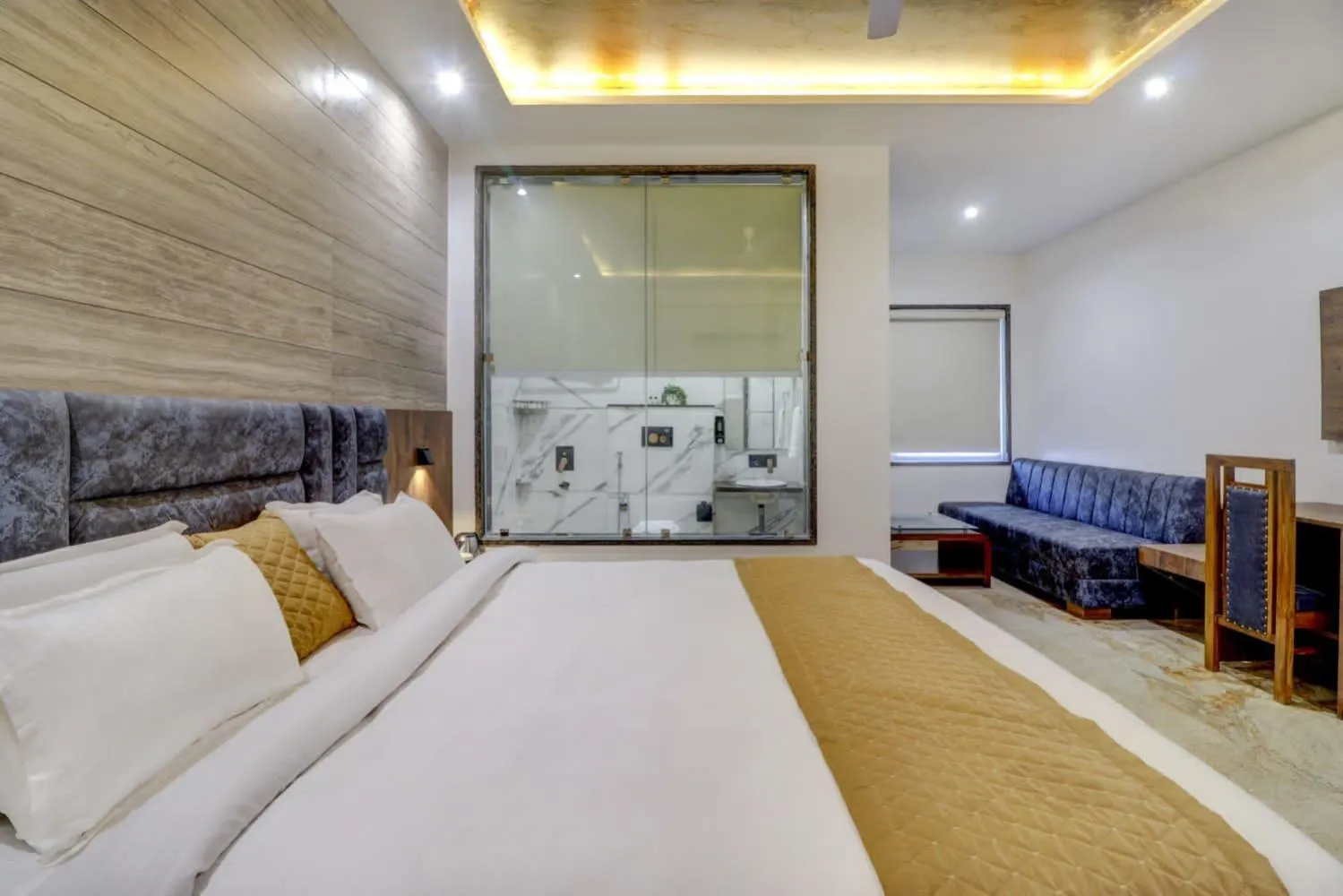 Bed in Hotel Anand Villa