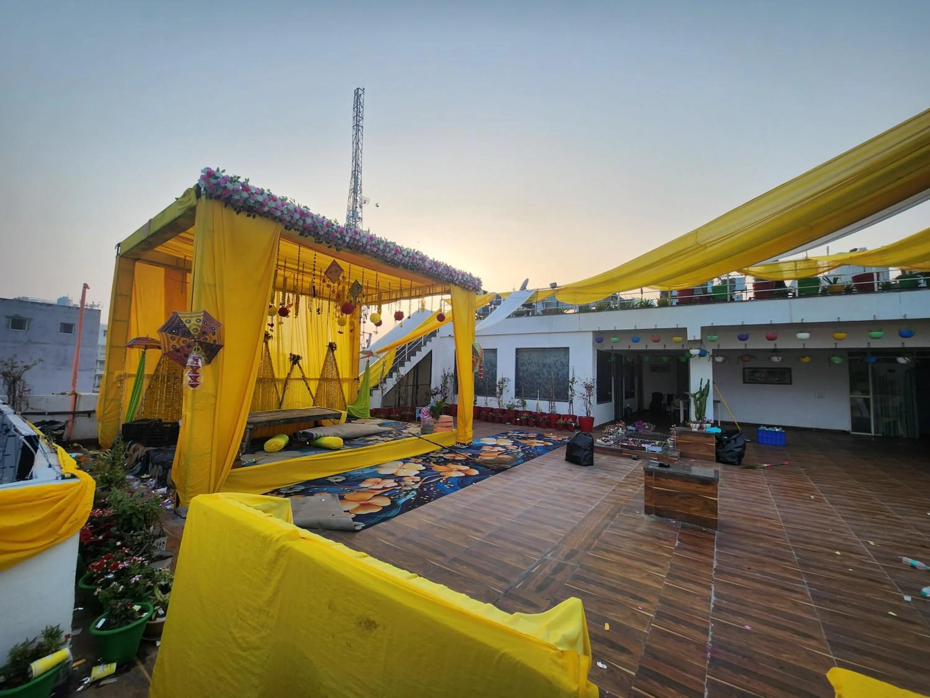 Balcony/Terrace in Hotel Anand Villa