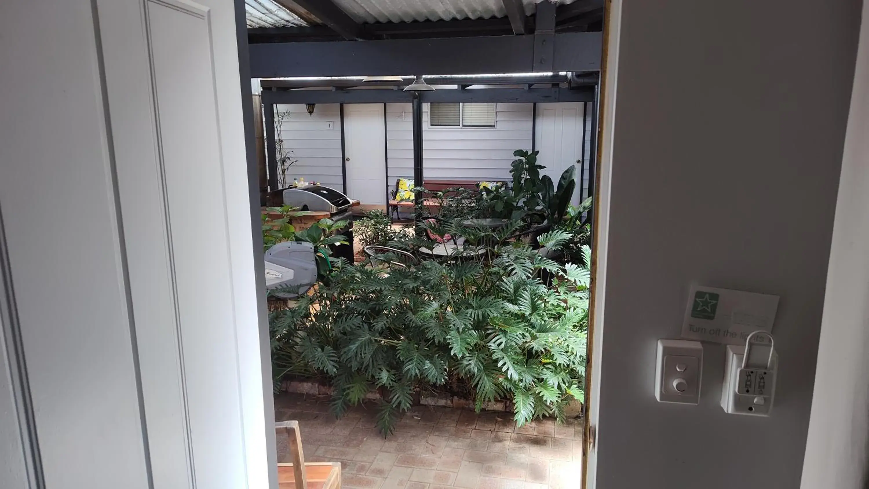 Garden view in Adamsons Riverside Garden view in Adamsons Riverside