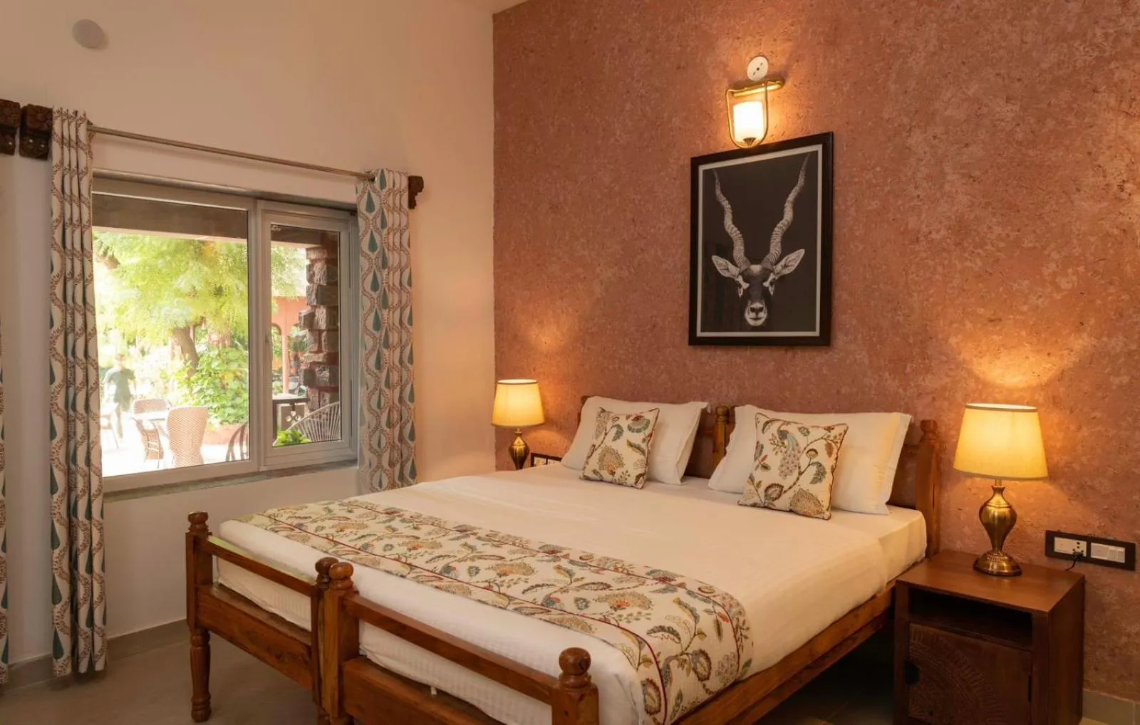 Bed in Mandore Guest House