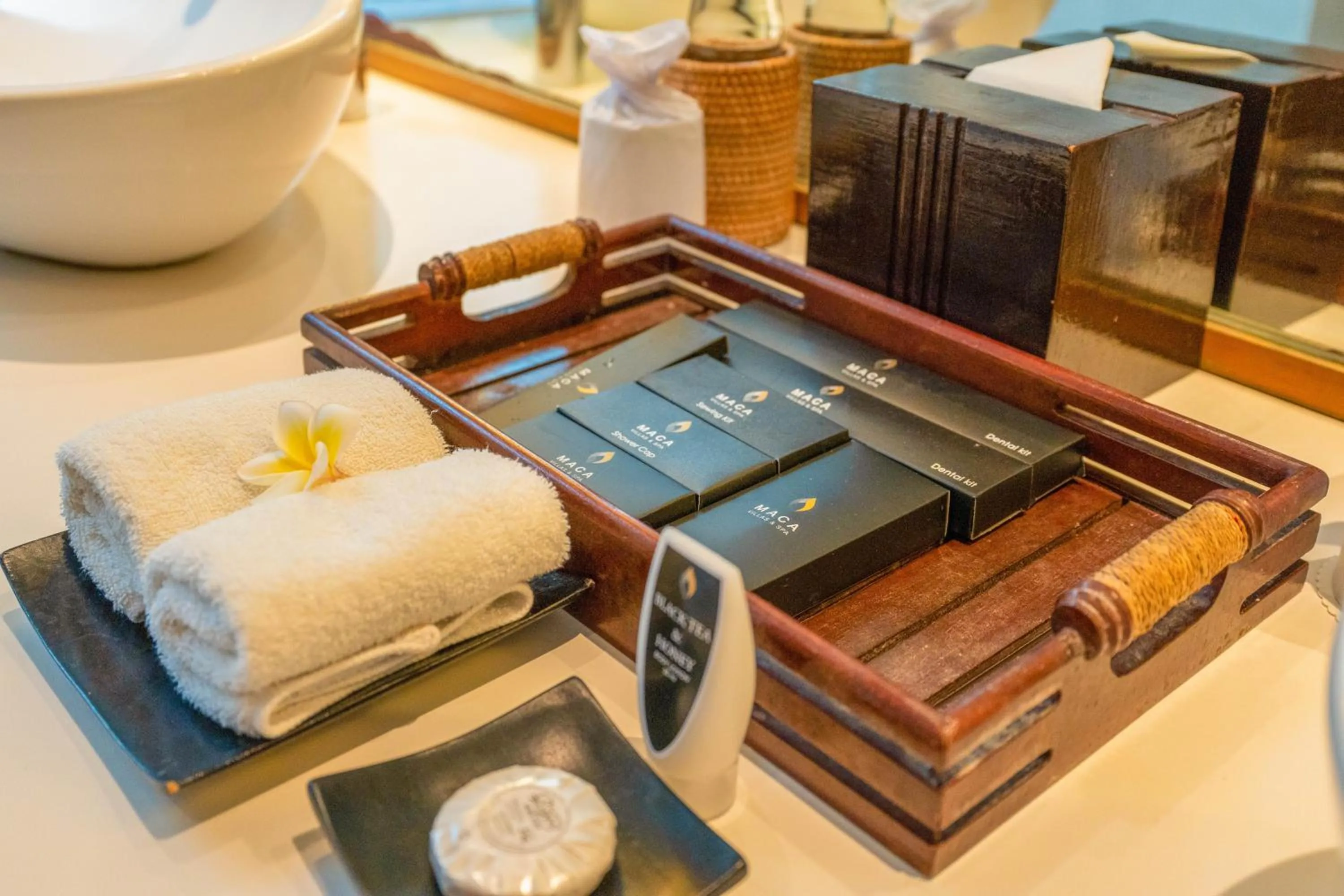 Bathroom in Maca Villas and Residence Umalas