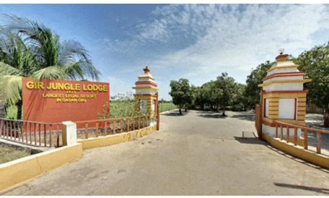 Facade/entrance in Gir Jungle Lodge Facade/entrance in Gir Jungle Lodge