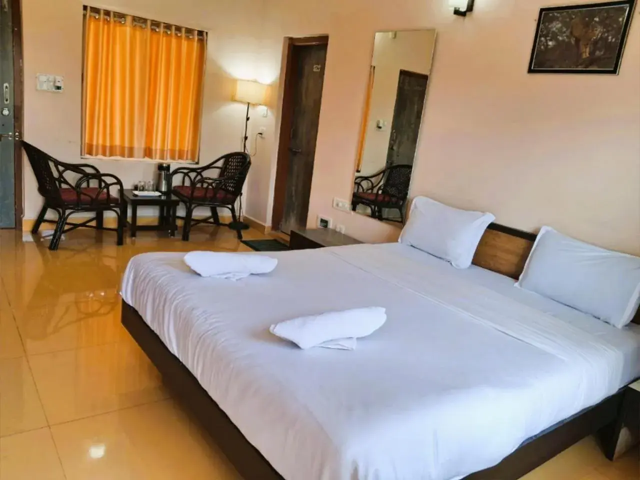 Bed in Gir Jungle Lodge Bed in Gir Jungle Lodge