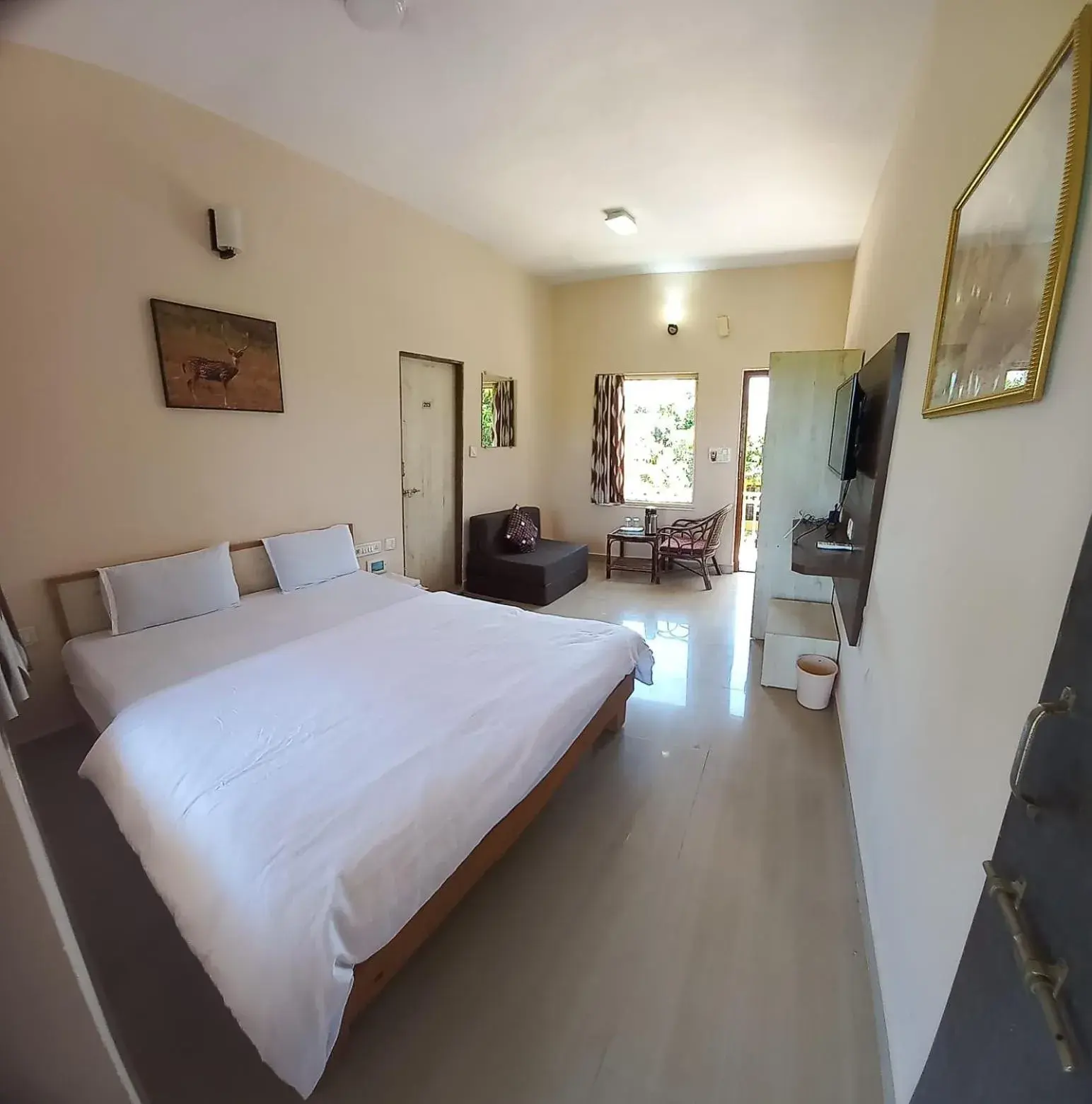 Bed in Gir Jungle Lodge Bed in Gir Jungle Lodge