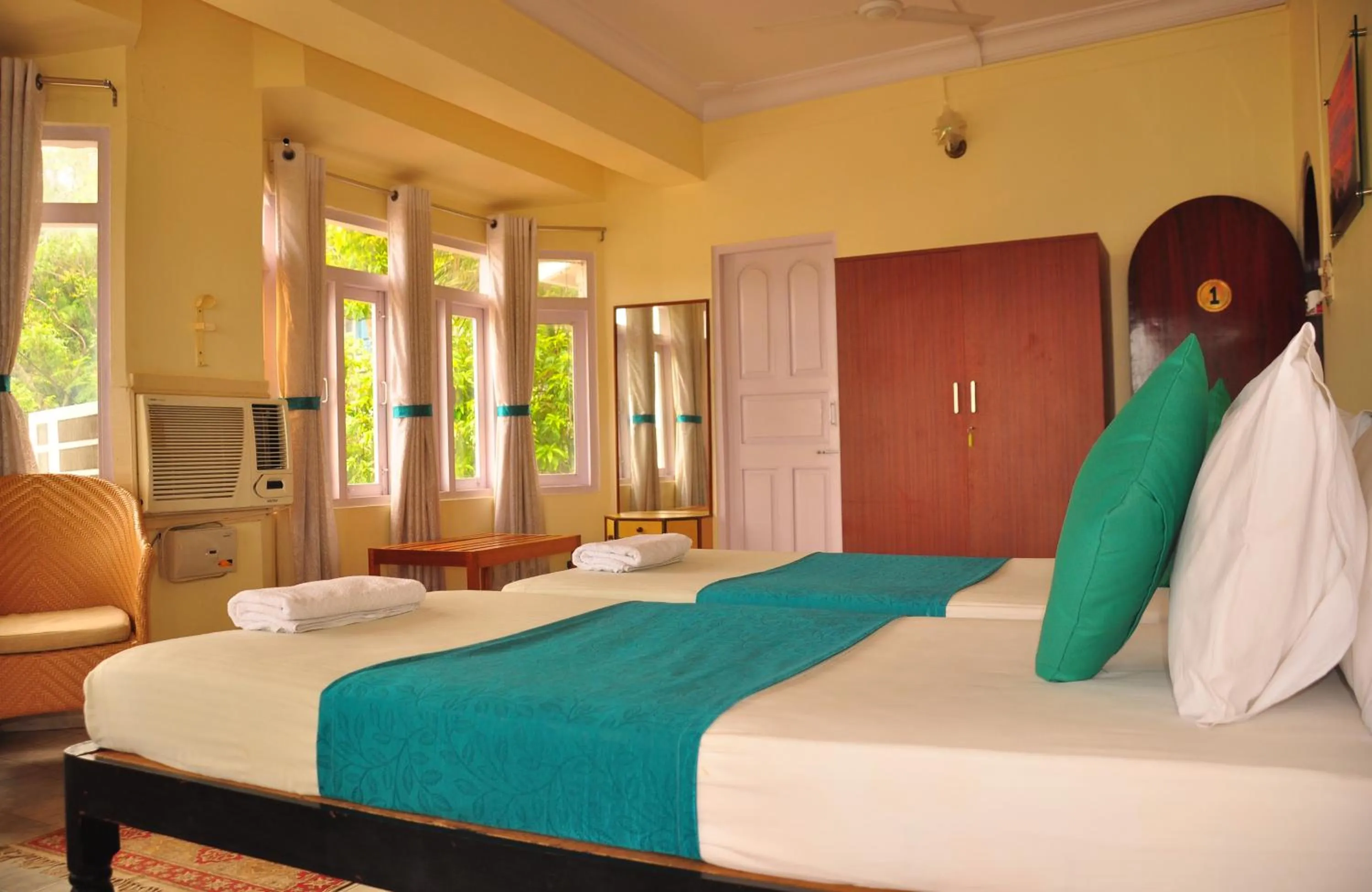 Bed in Kokari Guesthouse