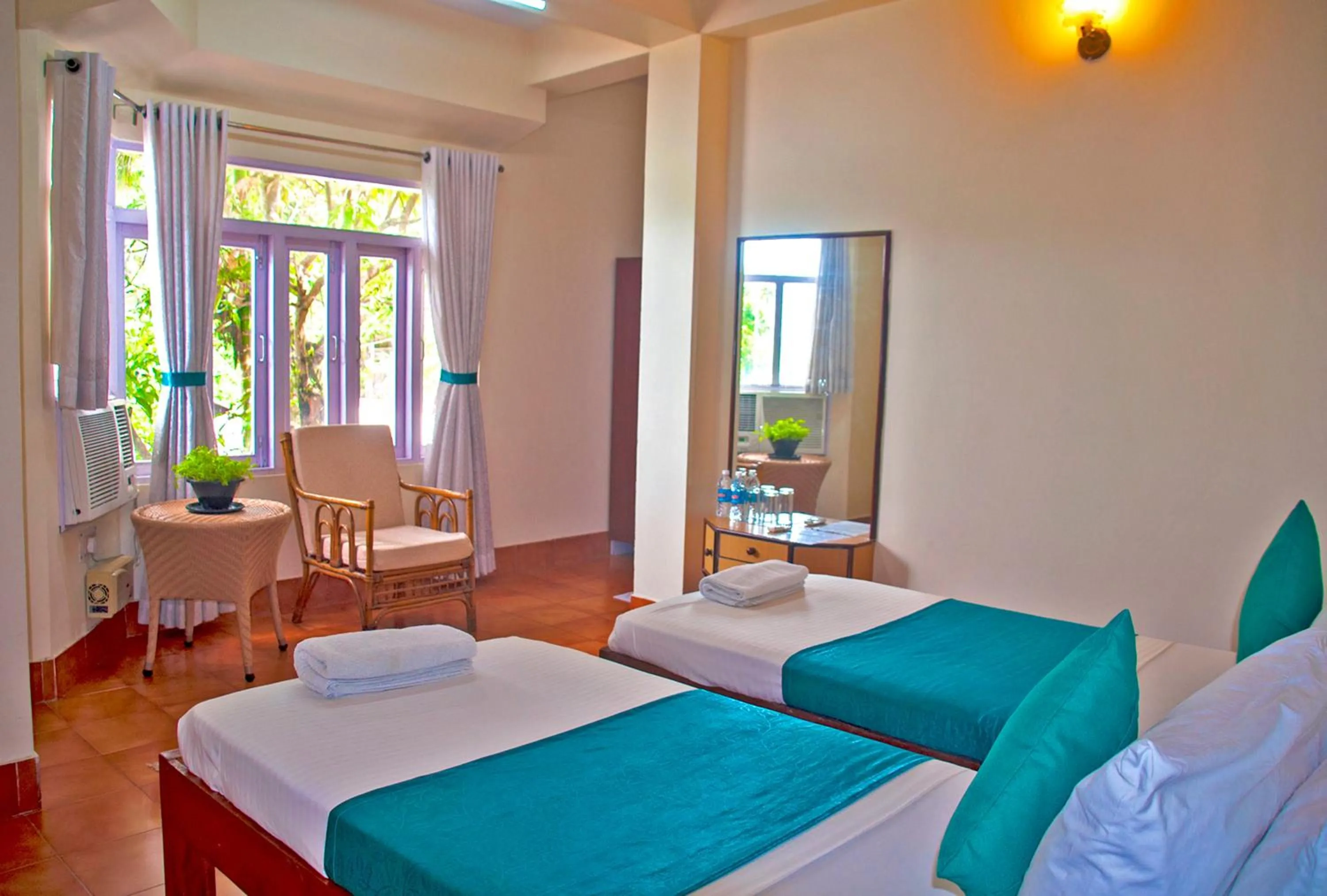 Bed in Kokari Guesthouse