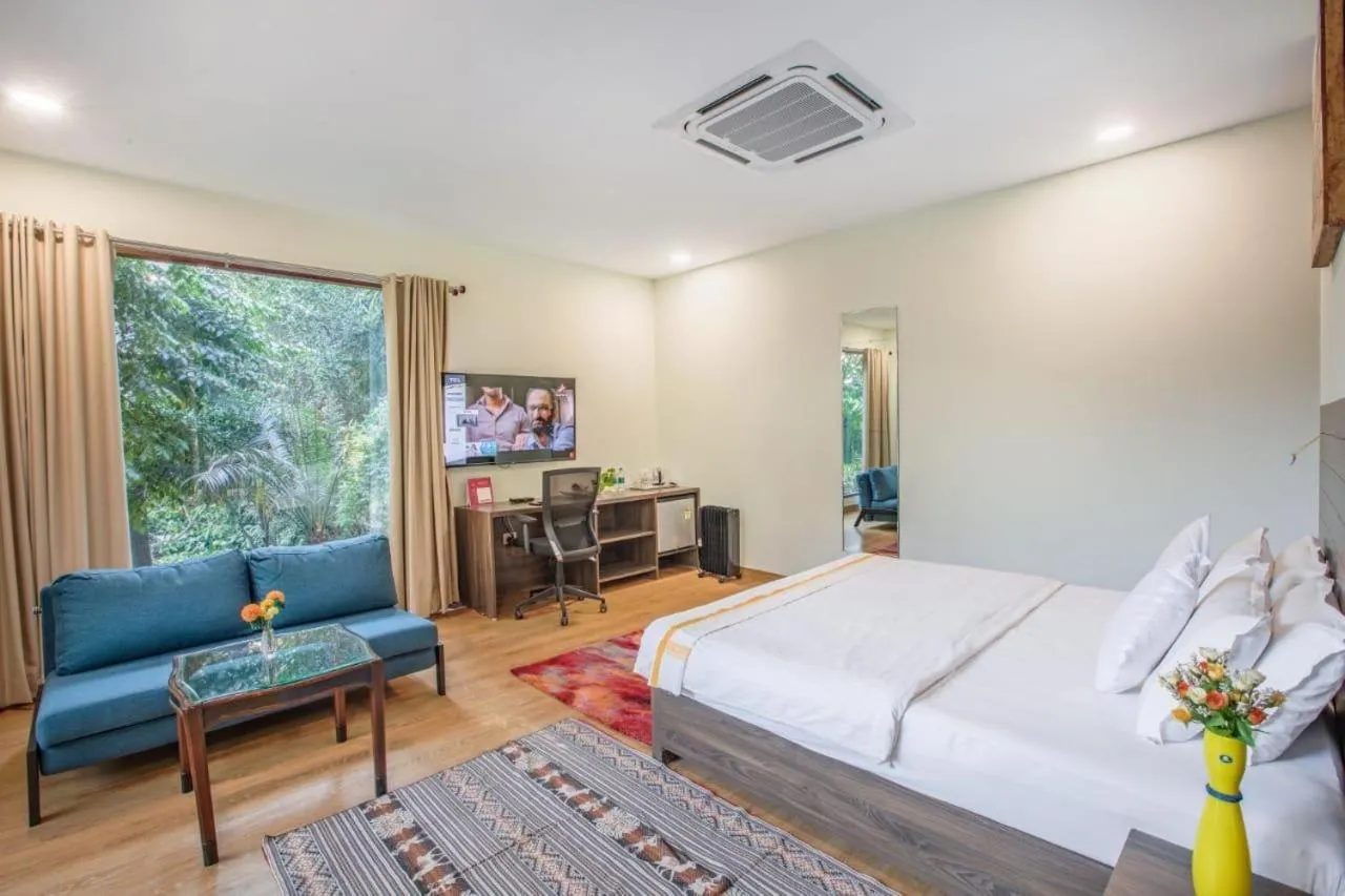 Bed in The Radha Ashok