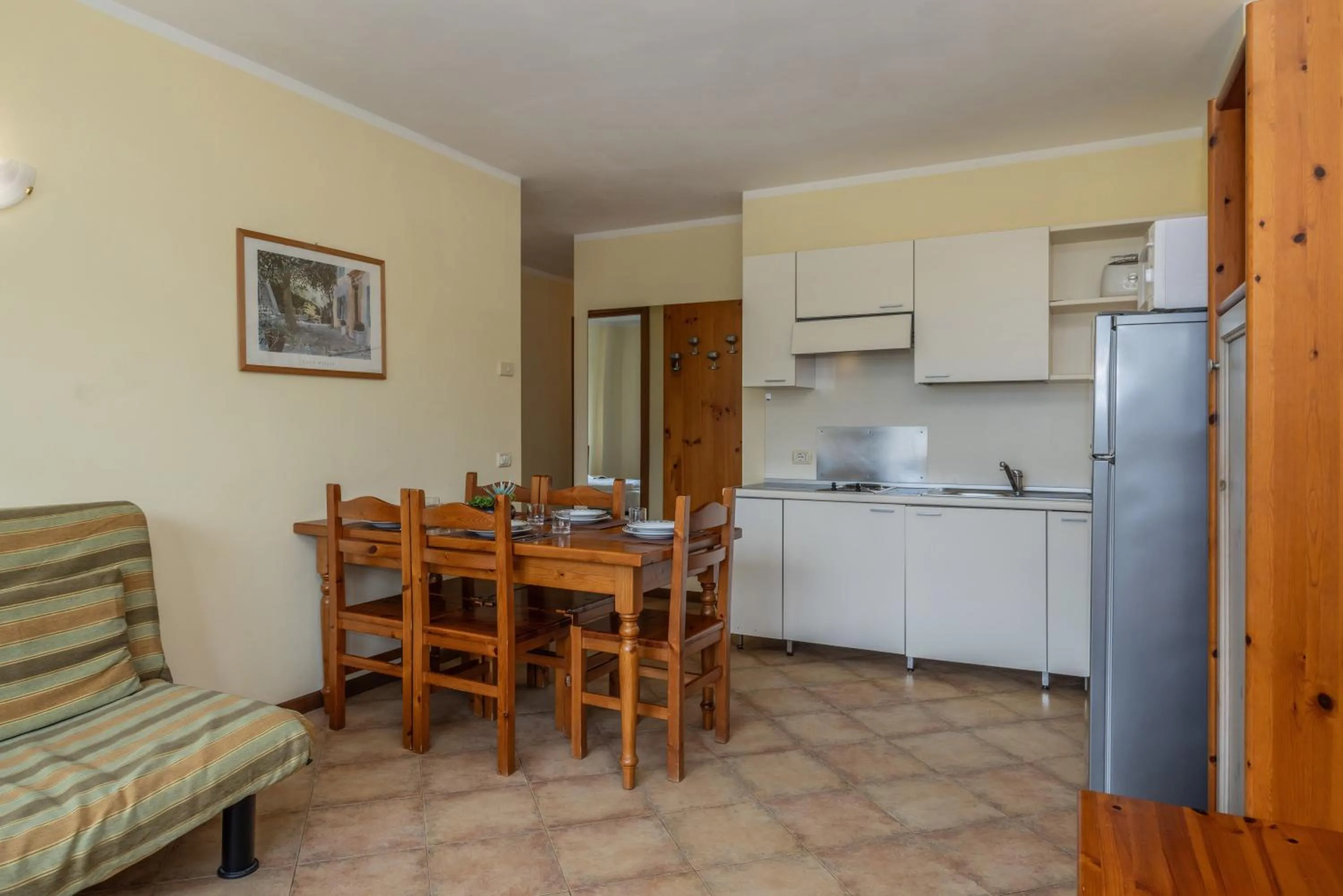 Kitchen or kitchenette in Hotel Residence Campi
