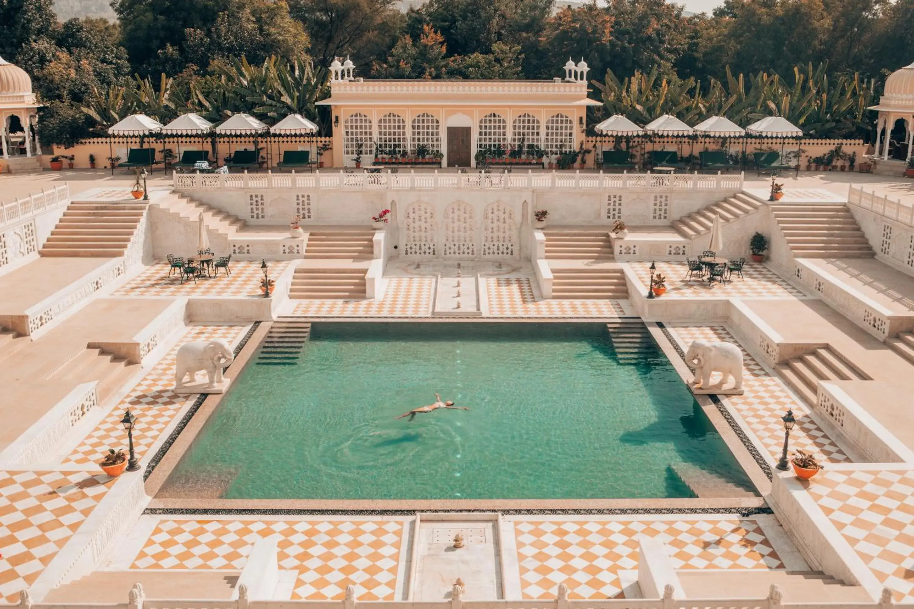 Swimming pool in Nahargarh Ranthambhore Swimming pool in Nahargarh Ranthambhore