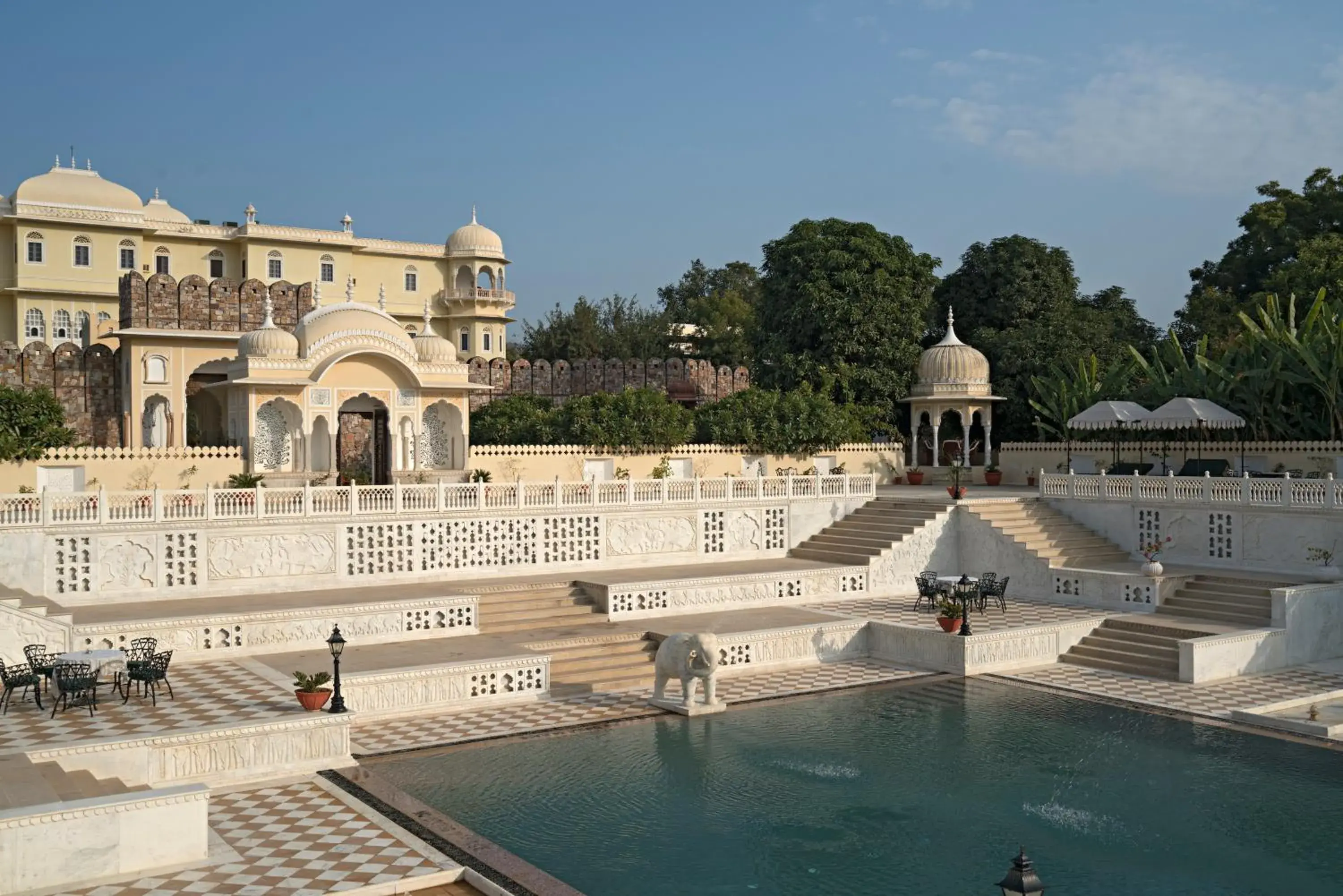 Swimming pool in Nahargarh Ranthambhore Swimming pool in Nahargarh Ranthambhore