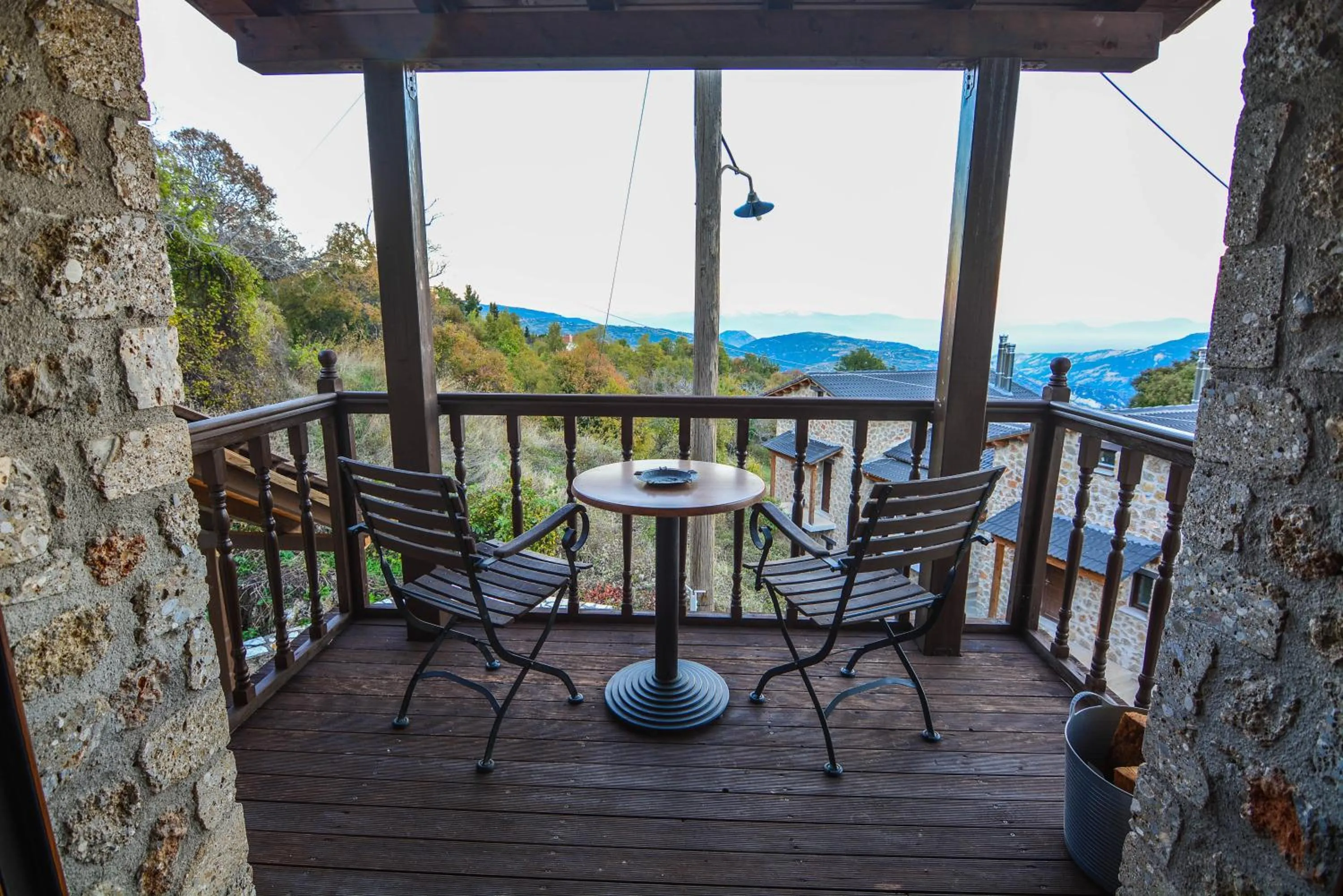 Balcony/Terrace in Trikalon Muses Art Suites