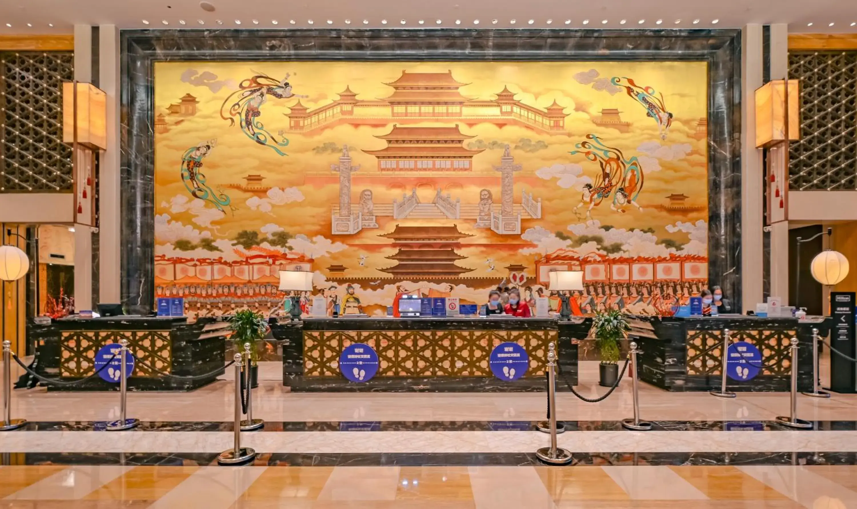 Lobby or reception in Hilton Xi'an Lobby or reception in Hilton Xi'an