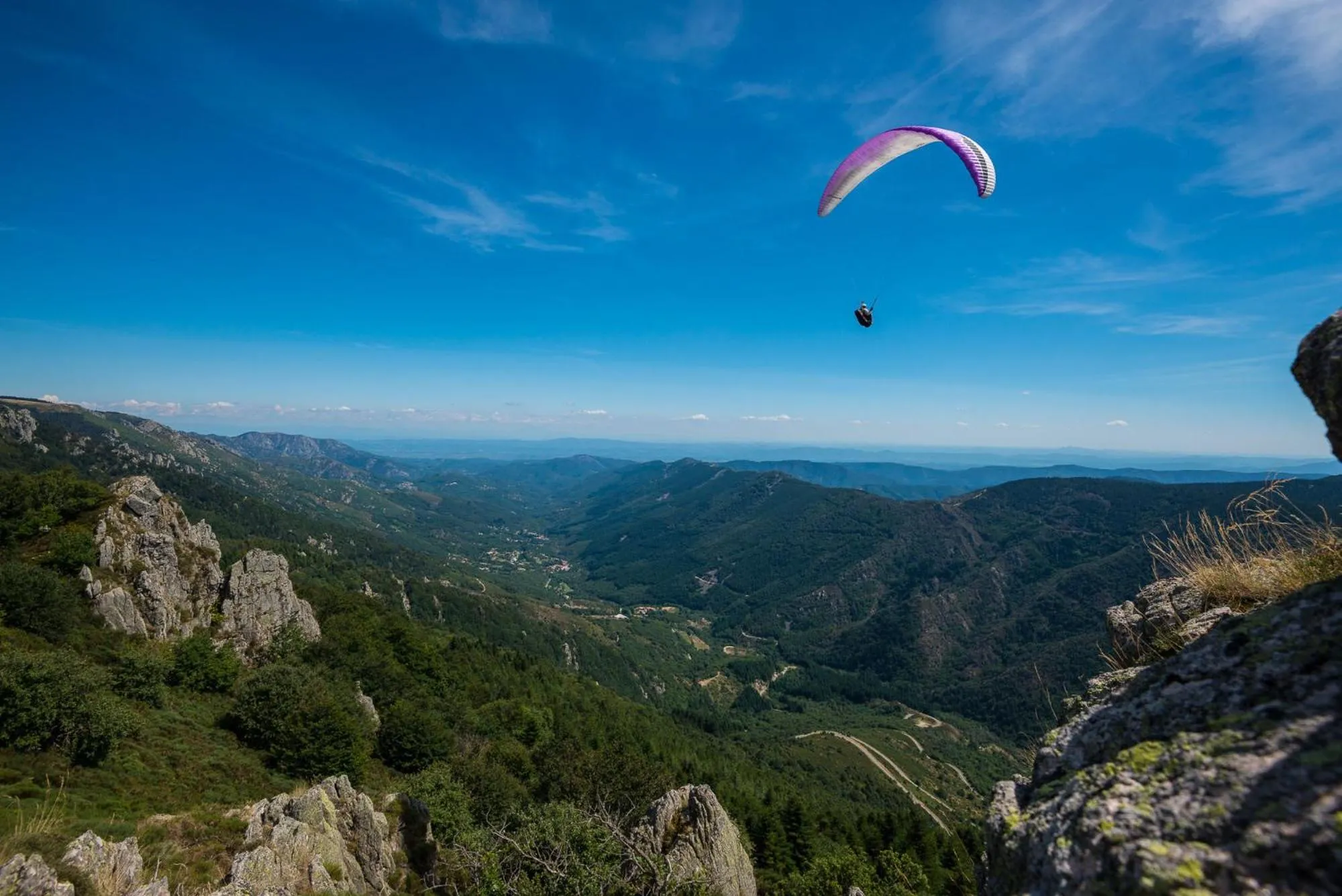 Natural landscape in Le Mas des Monèdes