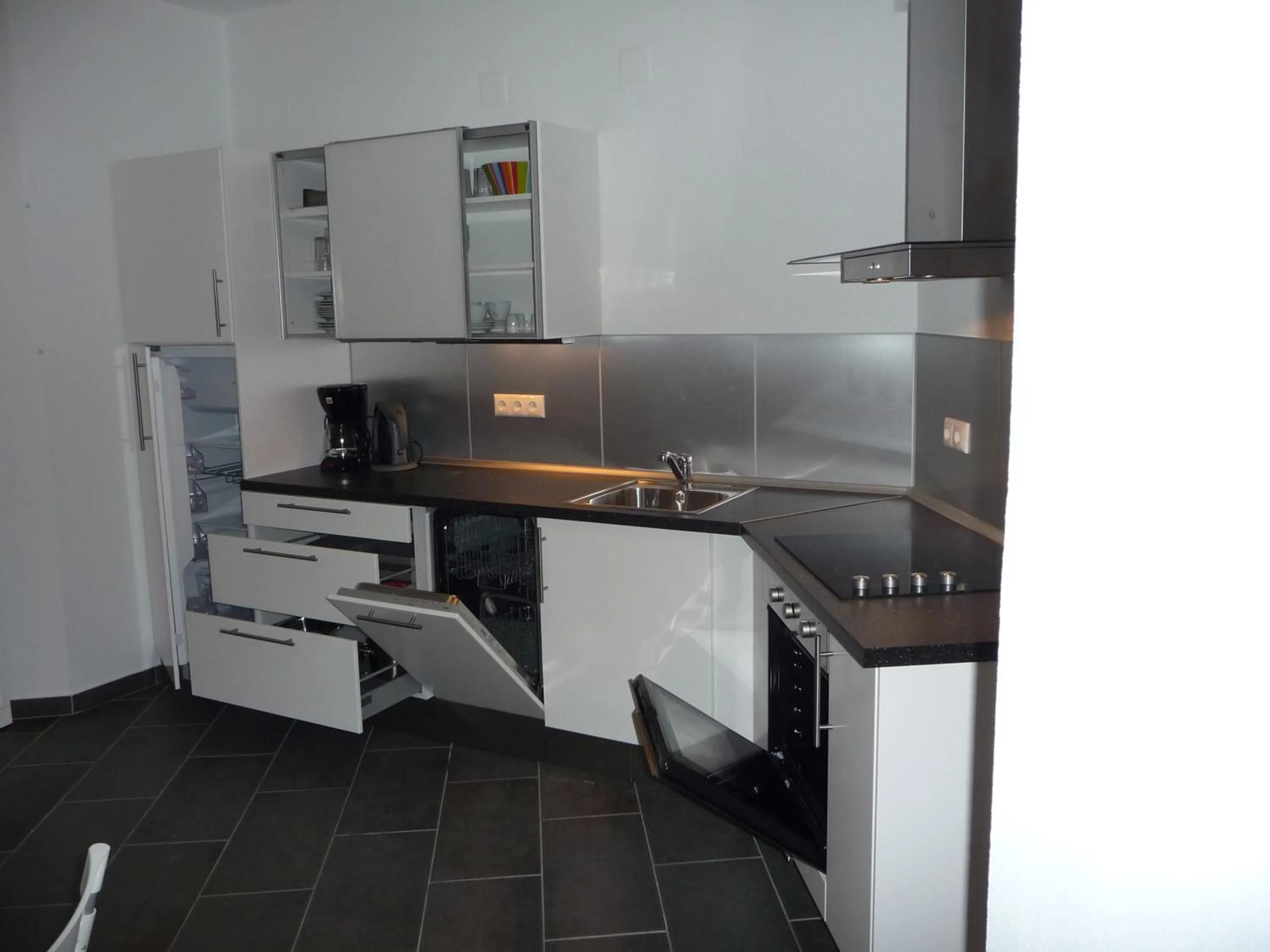 Kitchen or kitchenette in Residence La Scala