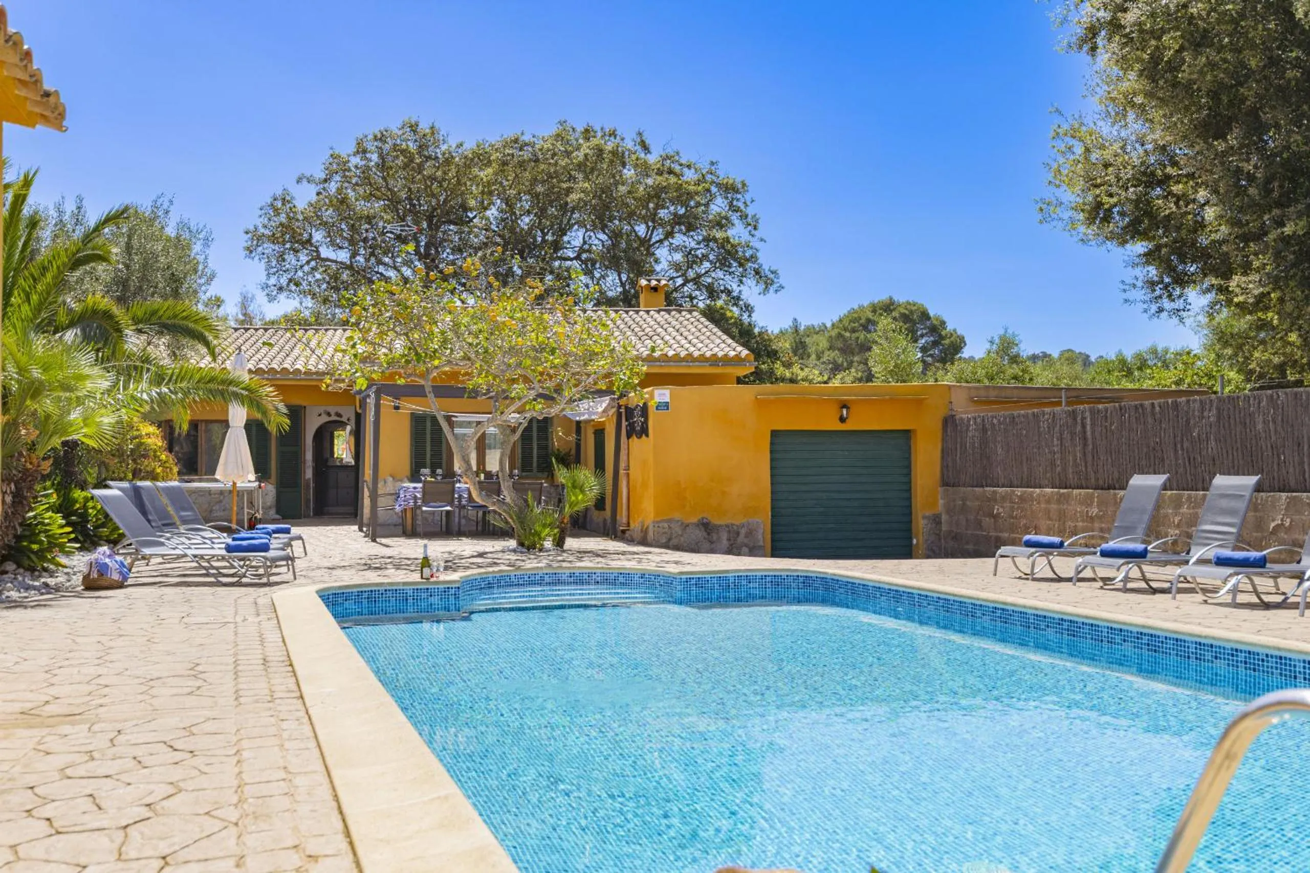 Swimming pool in Villa El Mal Pas / Can Seguinet