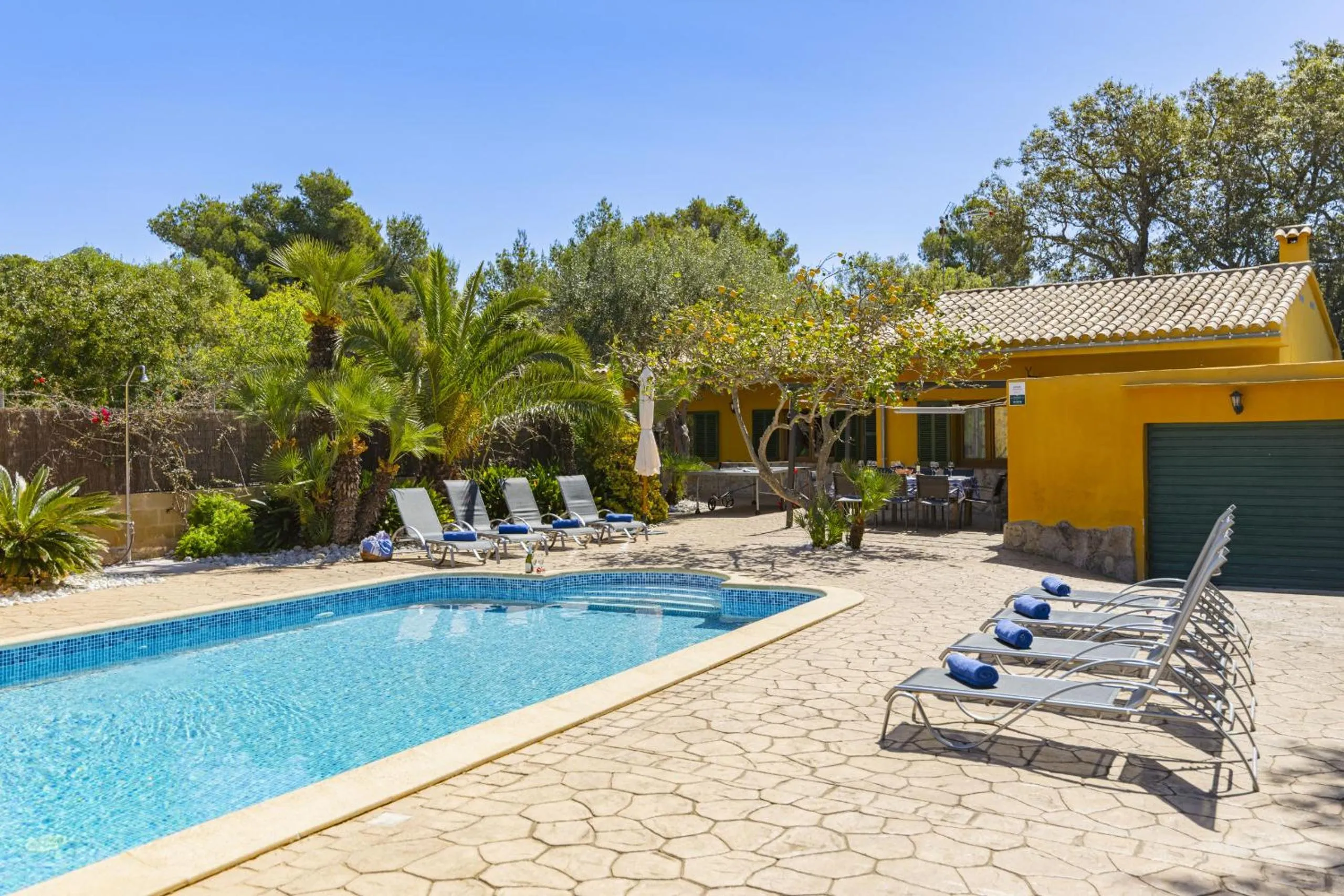 Swimming pool in Villa El Mal Pas / Can Seguinet