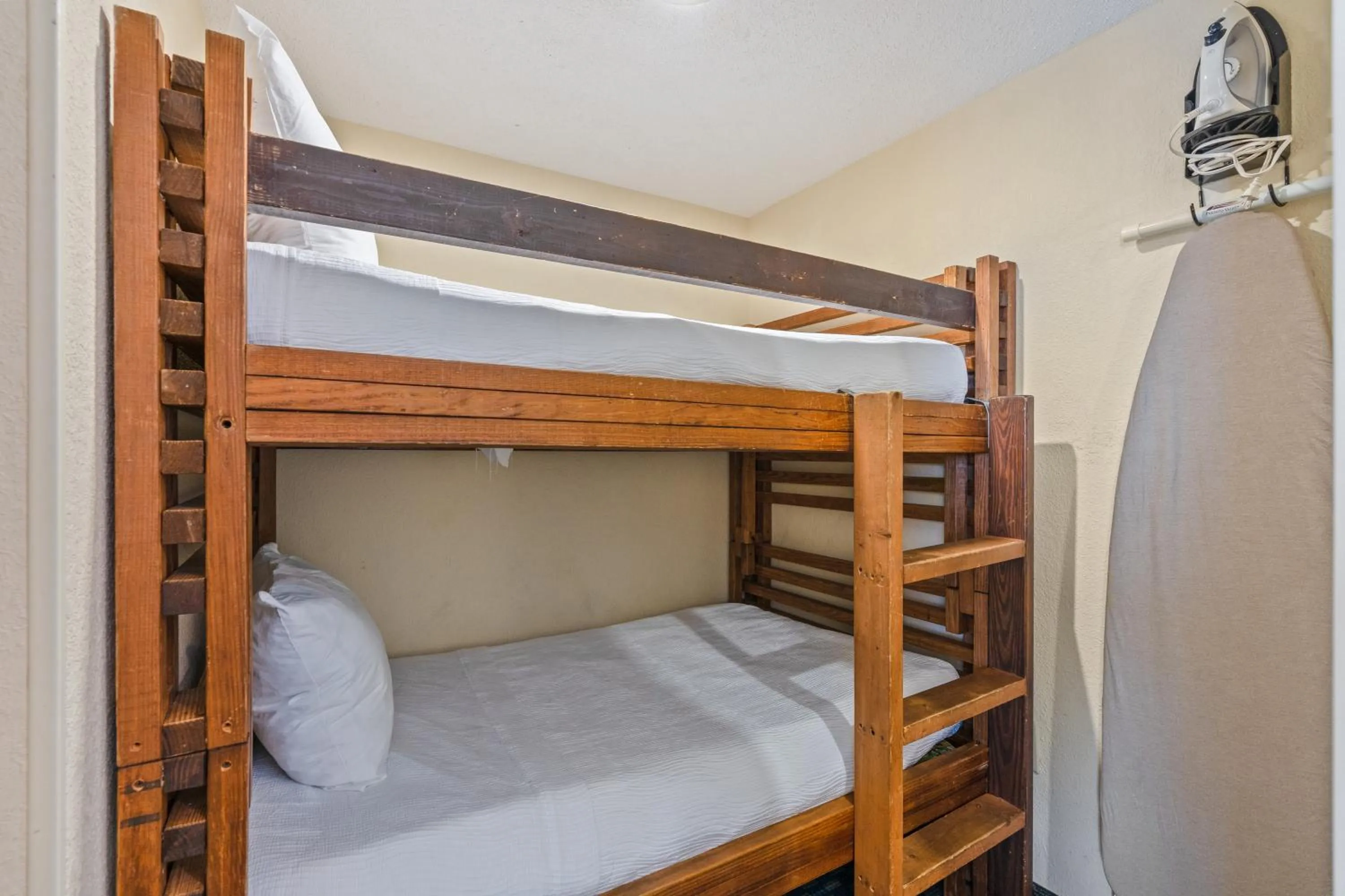 Bed in Yachtsman Oceanfront Resort