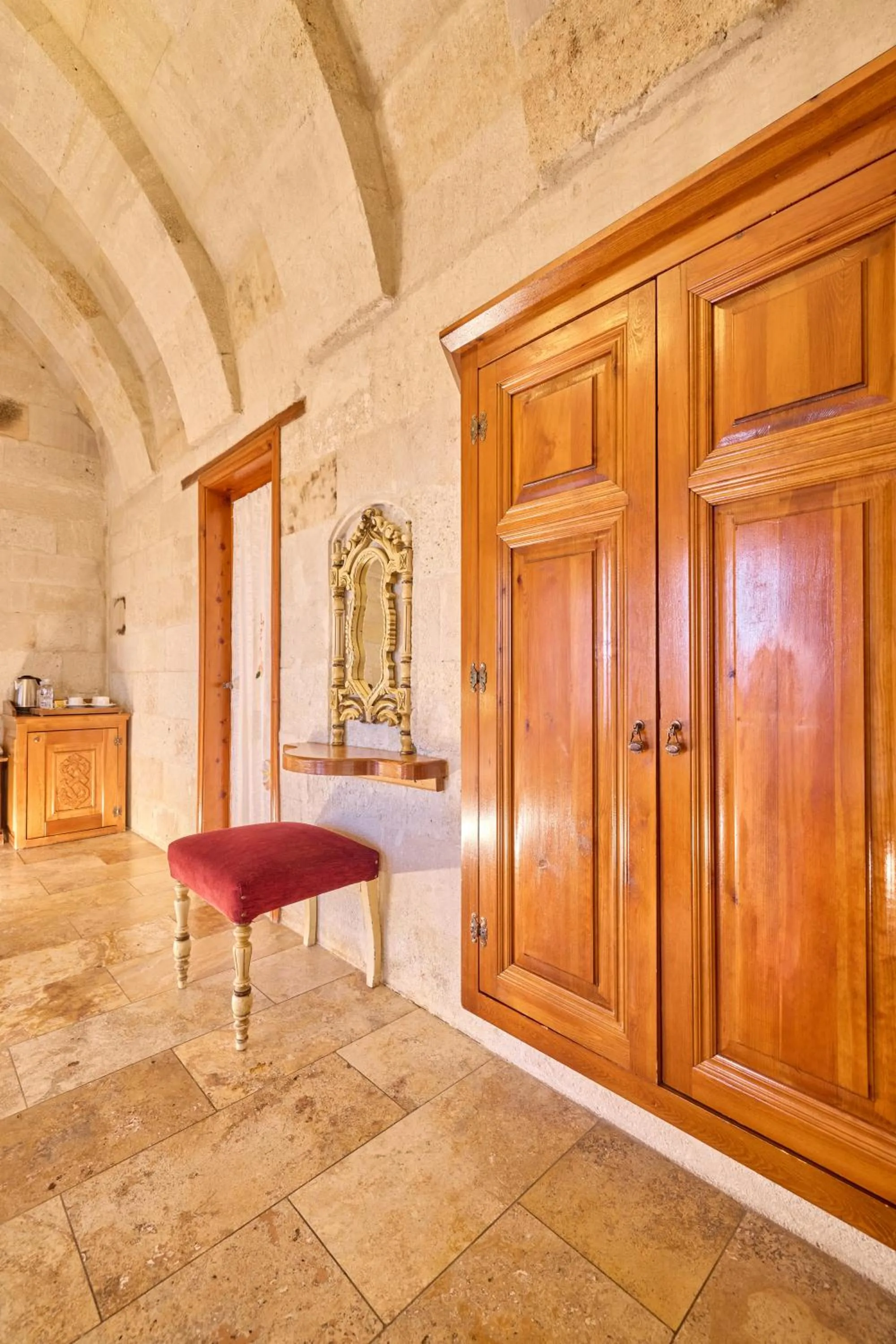 wardrobe in Mithra Cave Cappadocia