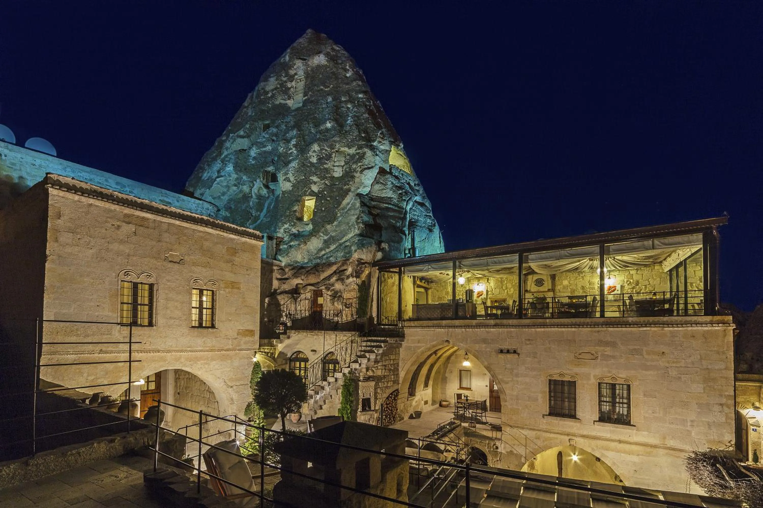 Facade/entrance in Mithra Cave Cappadocia