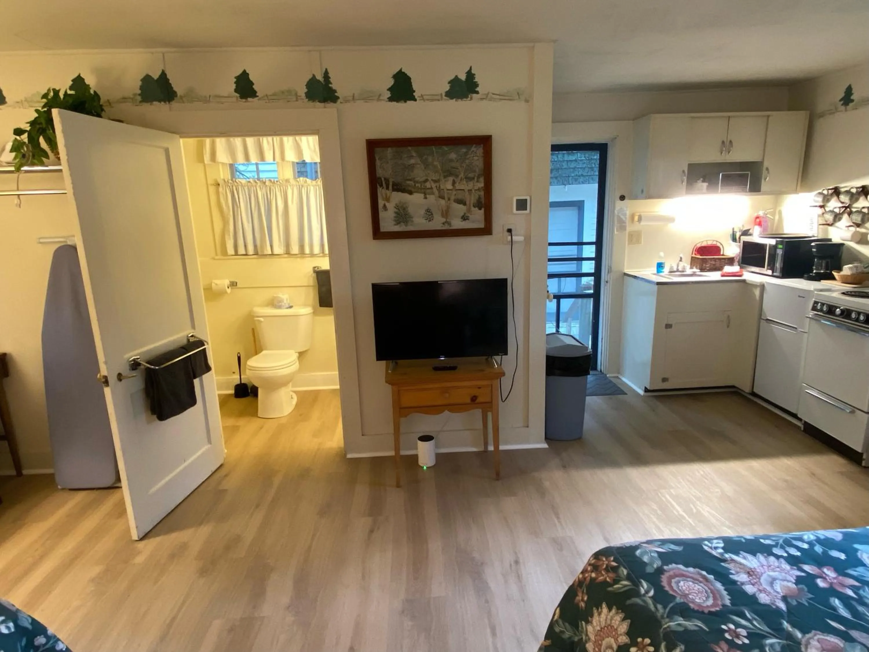 TV and multimedia in High Tide Inn on the Ocean, Motel and Cottages