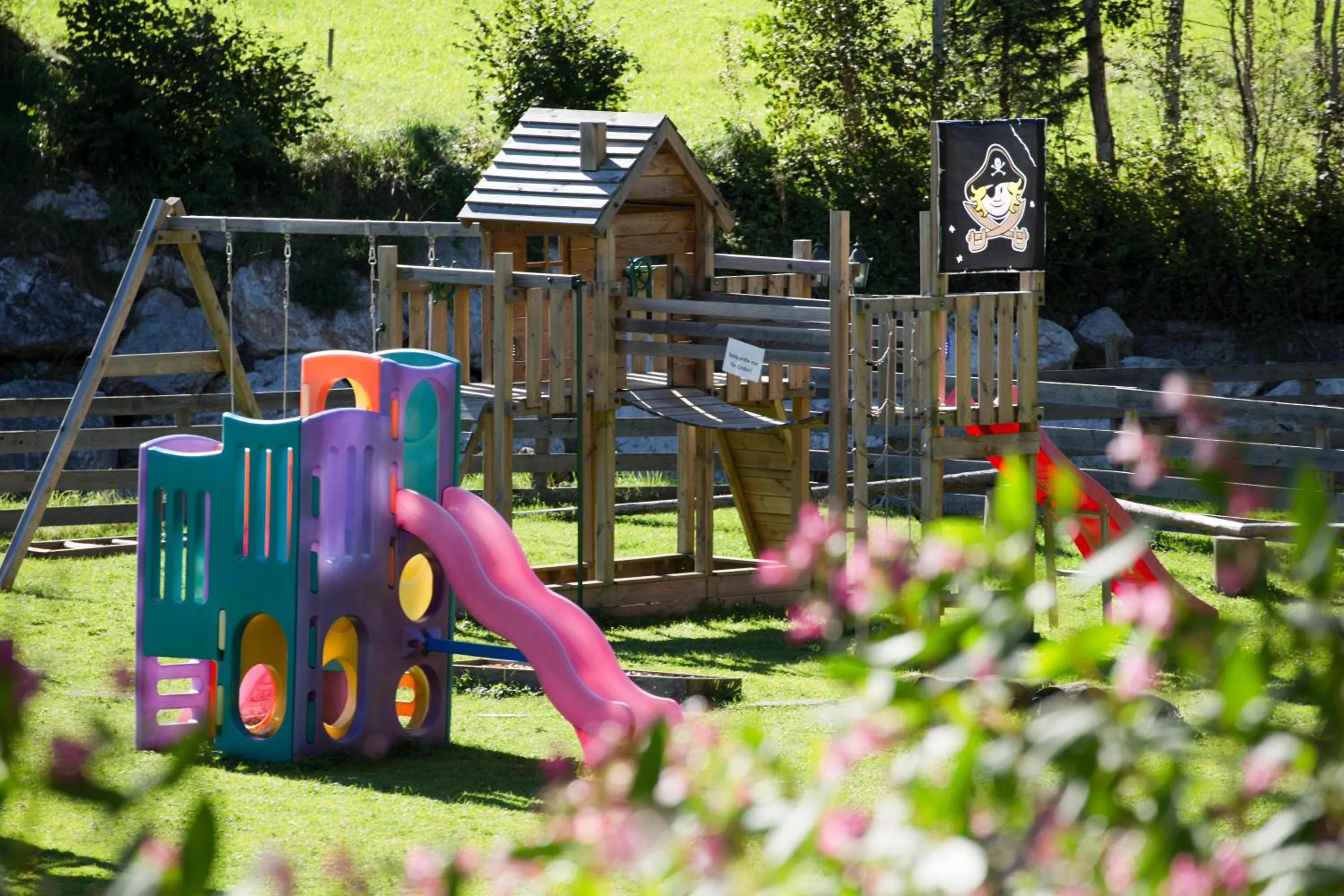 Children play ground in Hotel Berghof