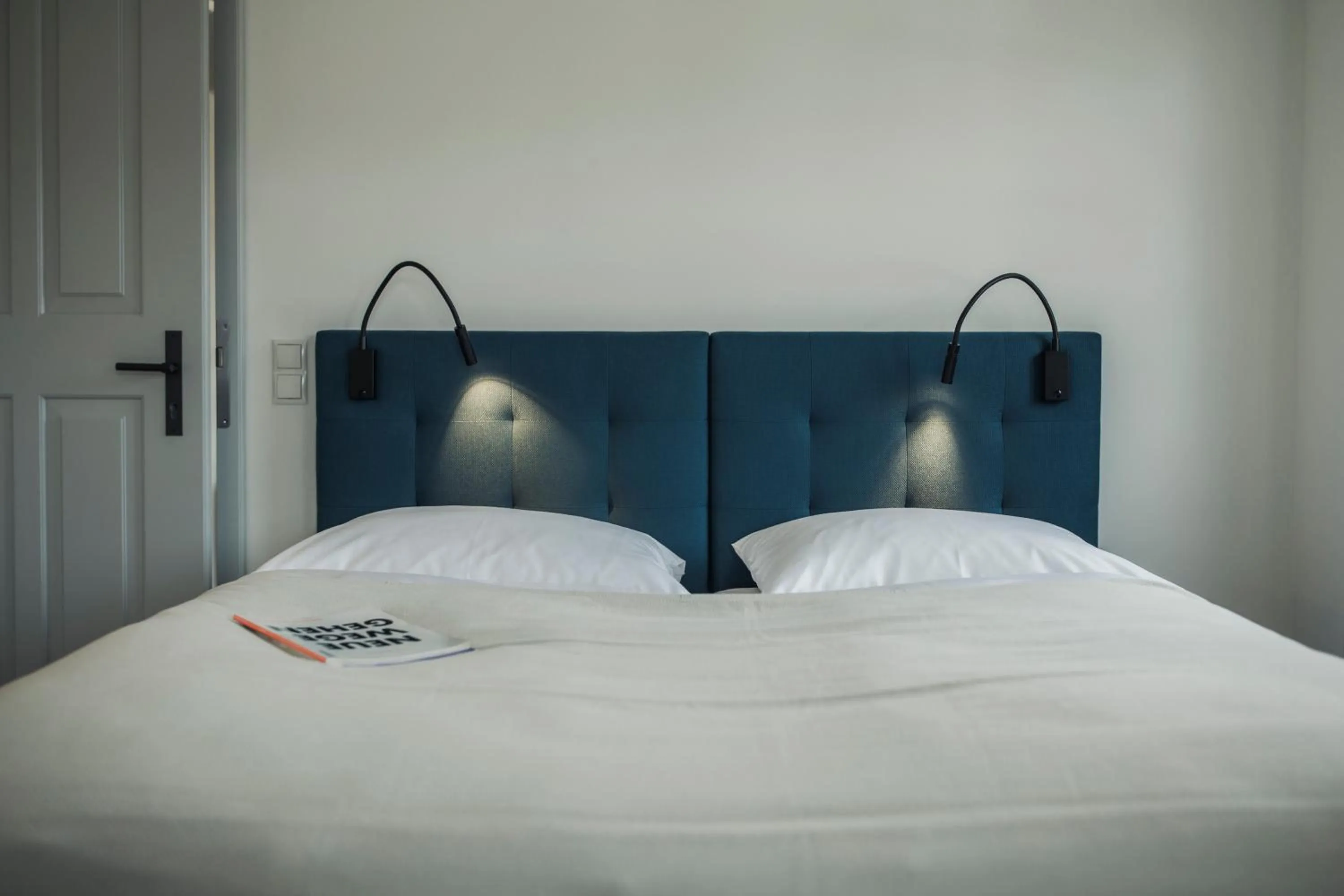Bedroom, Bed in Krone Hard - self check-in