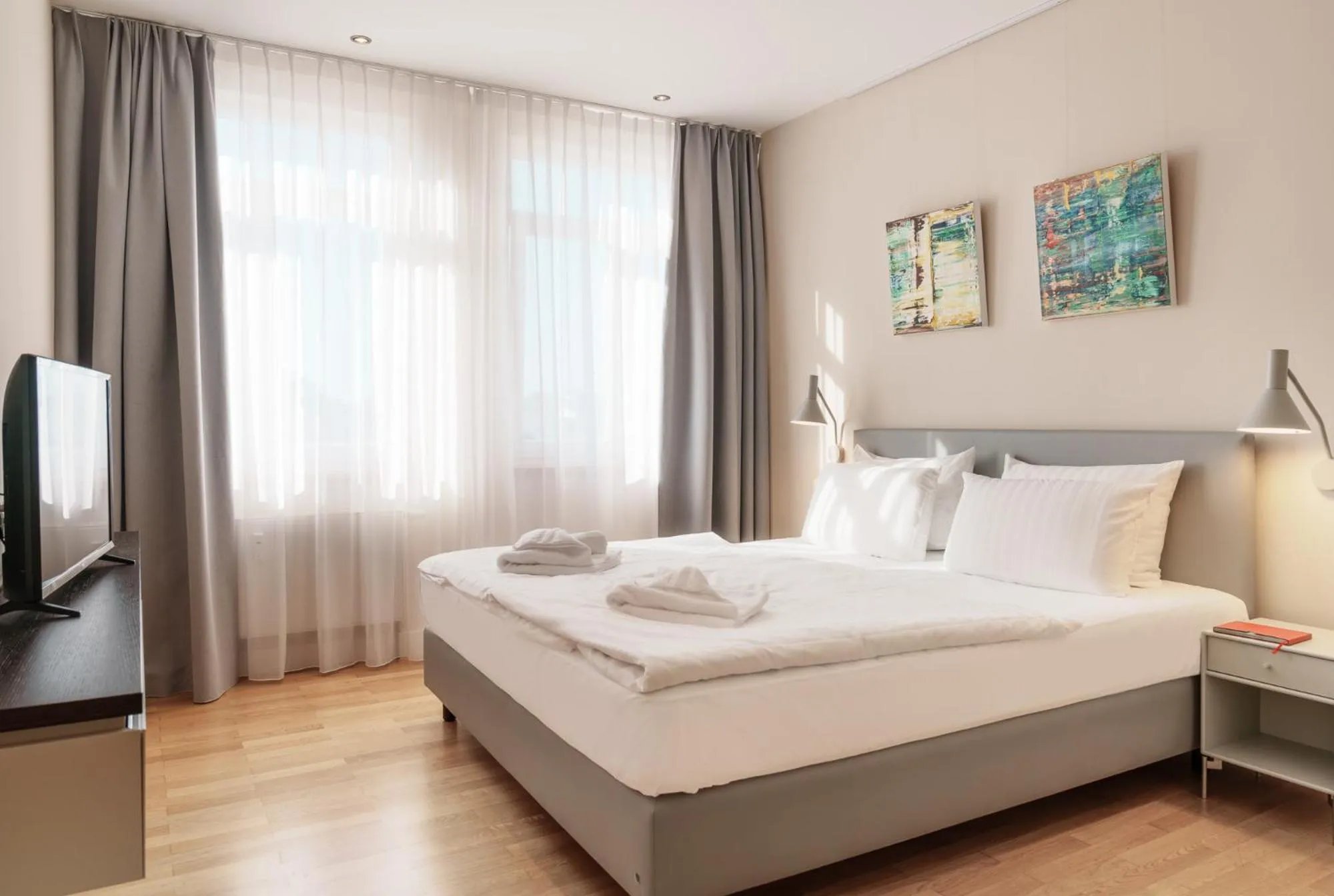 Bedroom, Bed in Hotel Meersinn - Binz