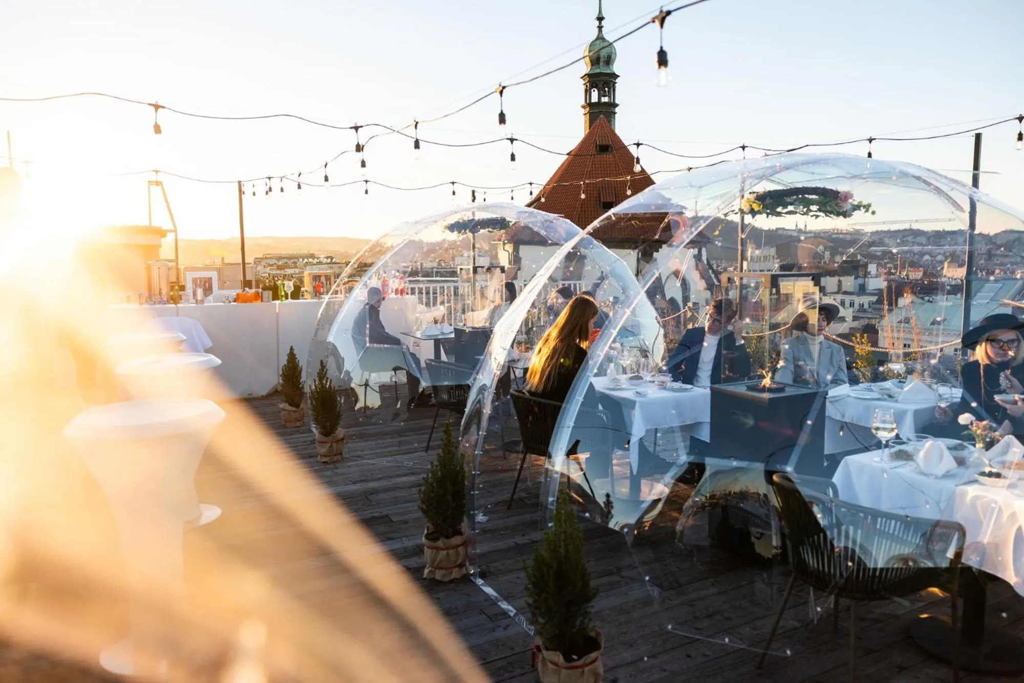 Lounge or bar in Pytloun Boutique Hotel Prague