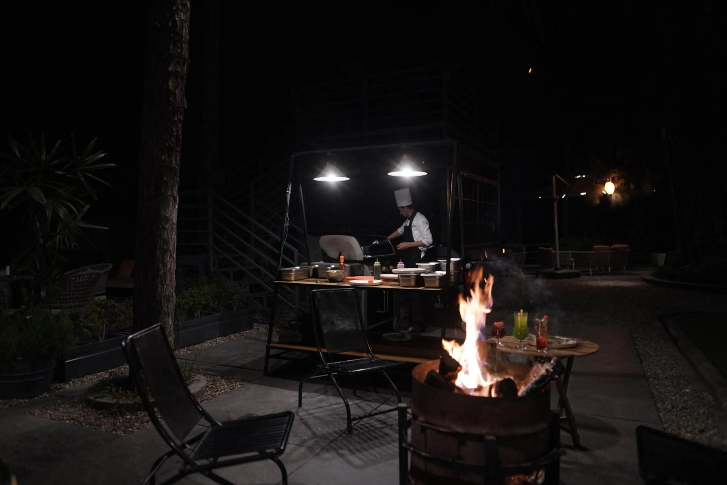 BBQ facilities in Kasauli Hills Resort