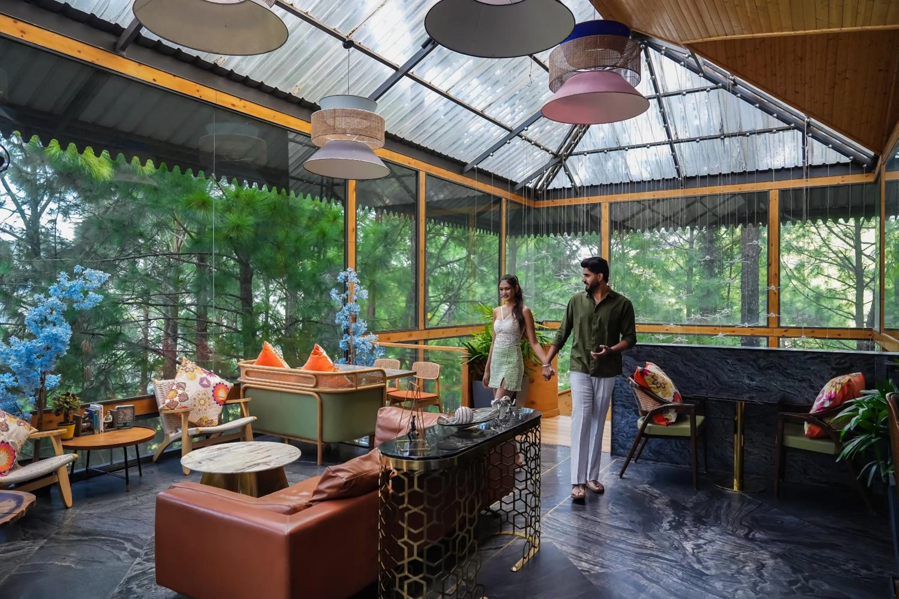 Library in Kasauli Hills Resort