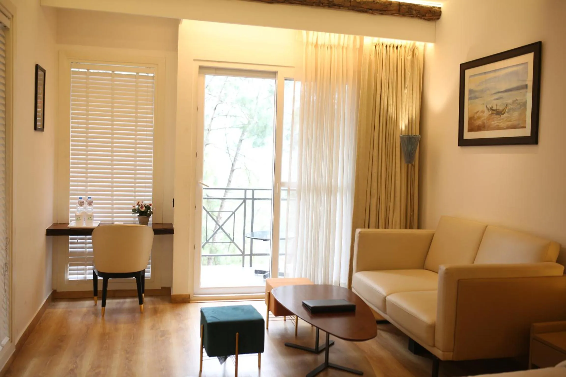 Seating area in Kasauli Hills Resort