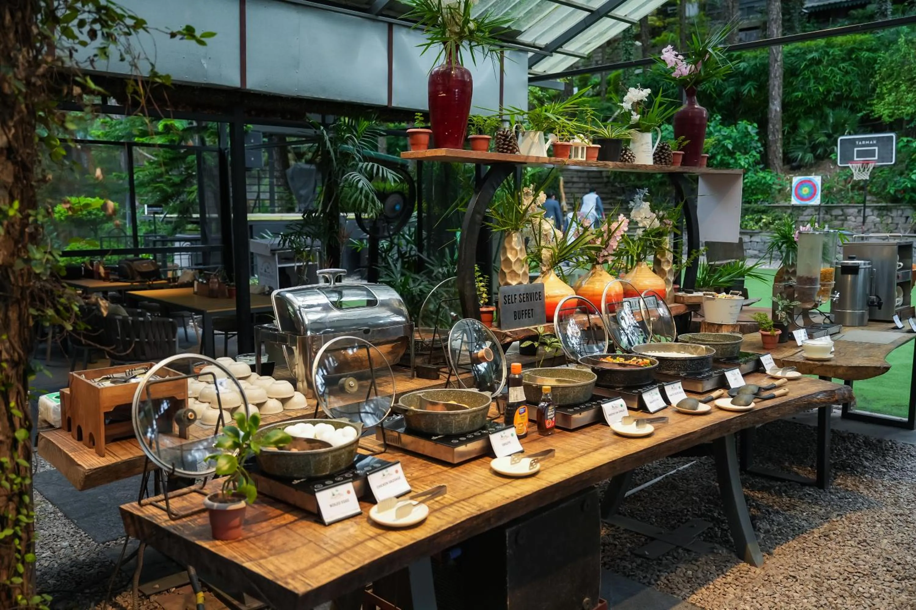 Breakfast in Kasauli Hills Resort