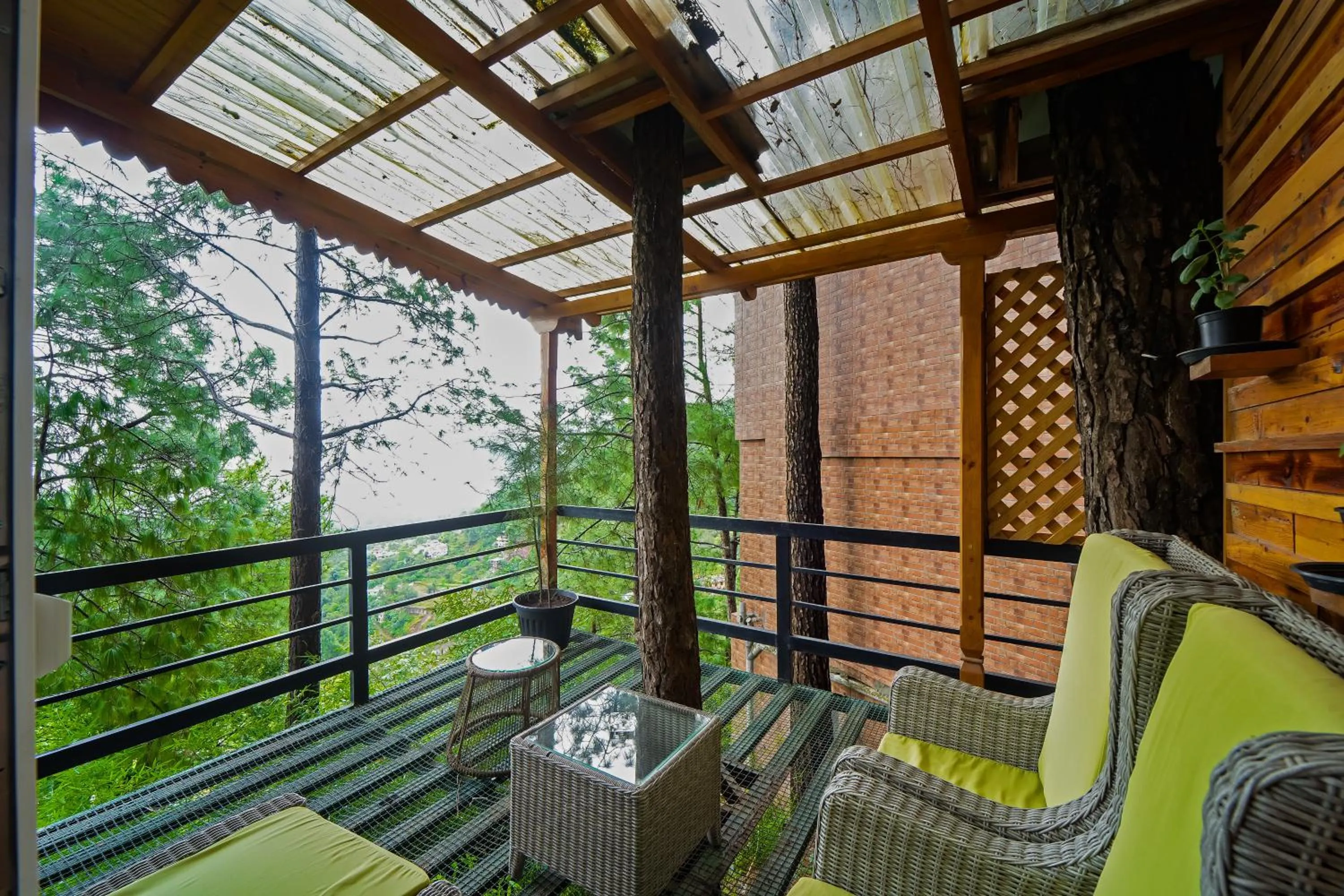 Balcony/Terrace in Kasauli Hills Resort