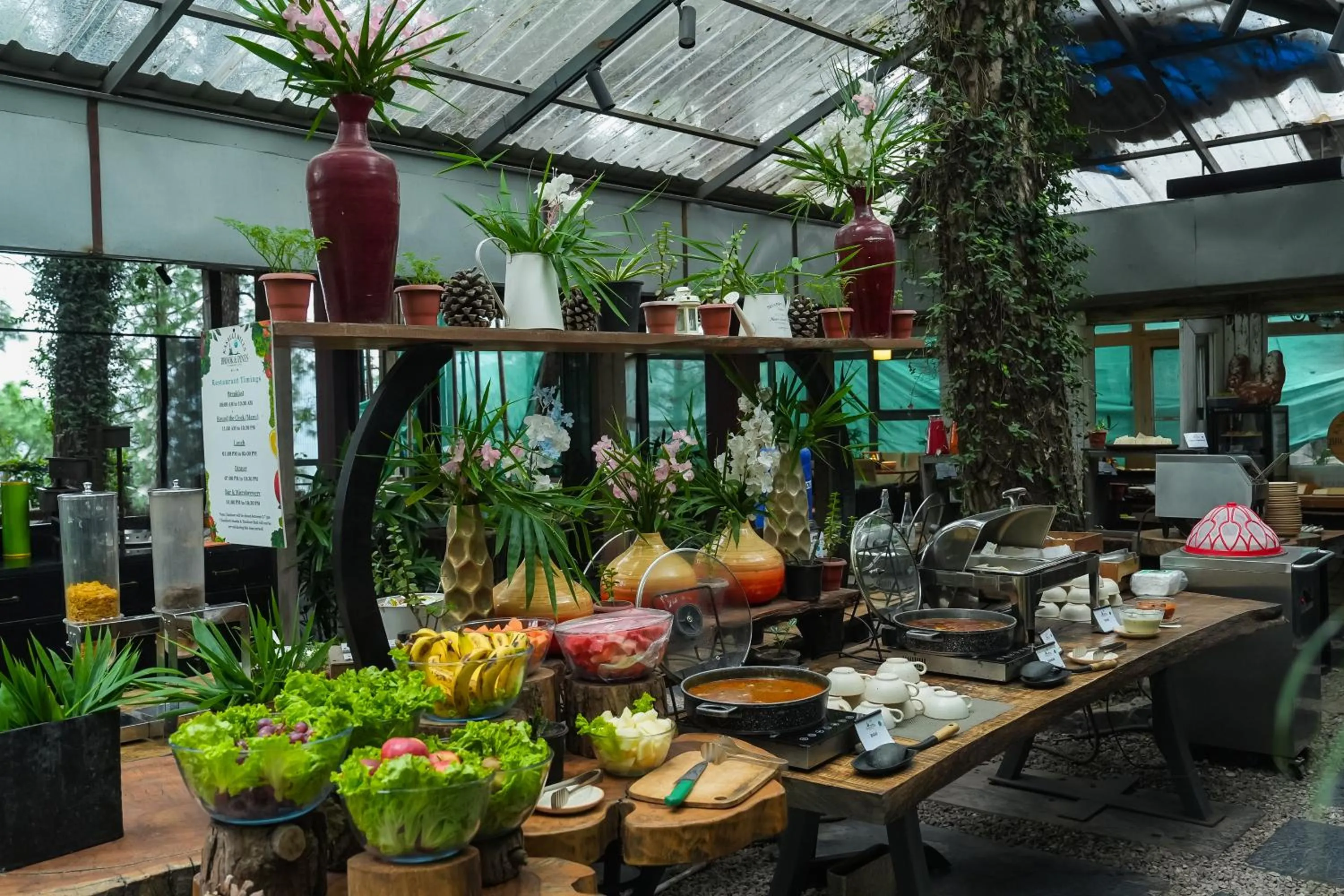 Breakfast in Kasauli Hills Resort