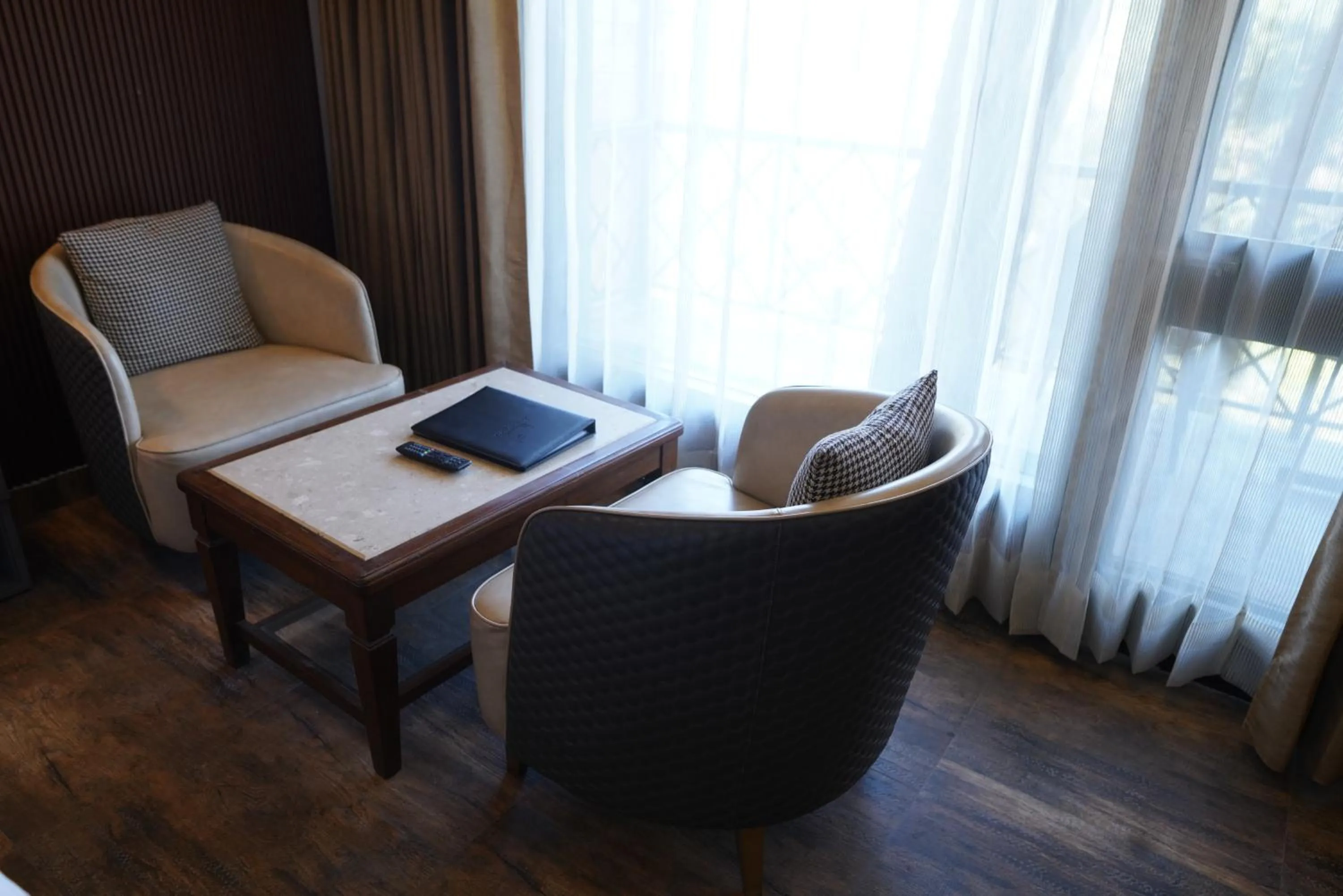 Seating area in Kasauli Hills Resort