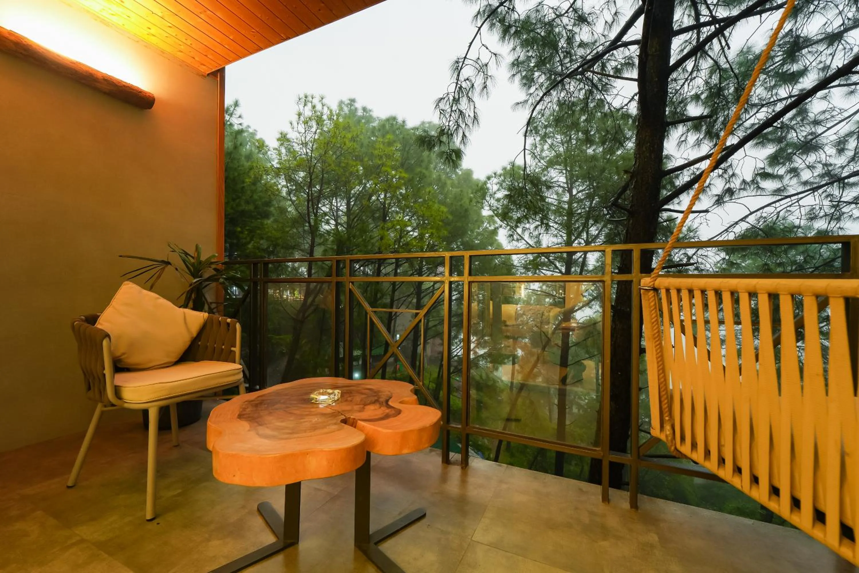 Balcony/Terrace in Kasauli Hills Resort