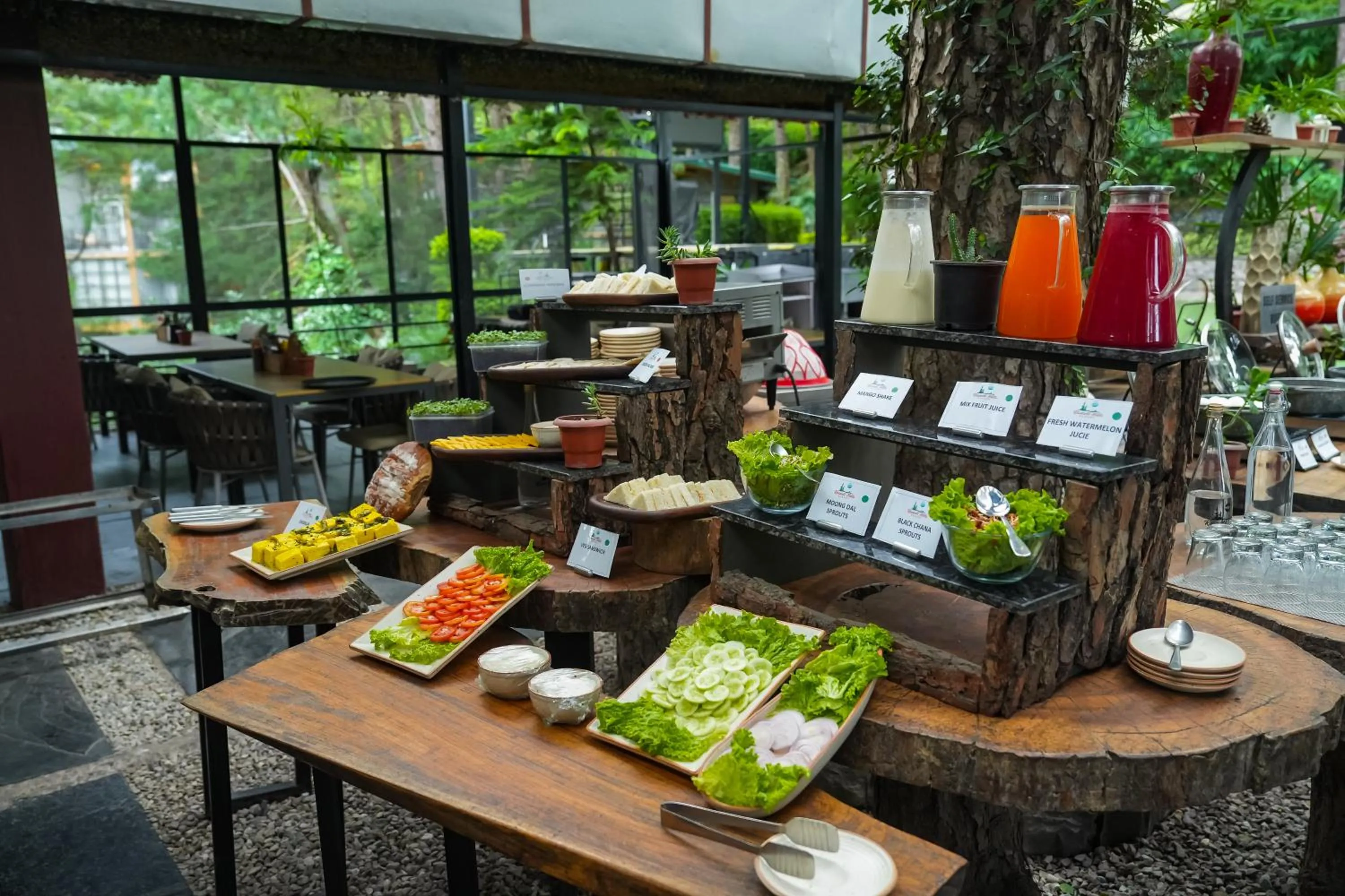 Breakfast in Kasauli Hills Resort