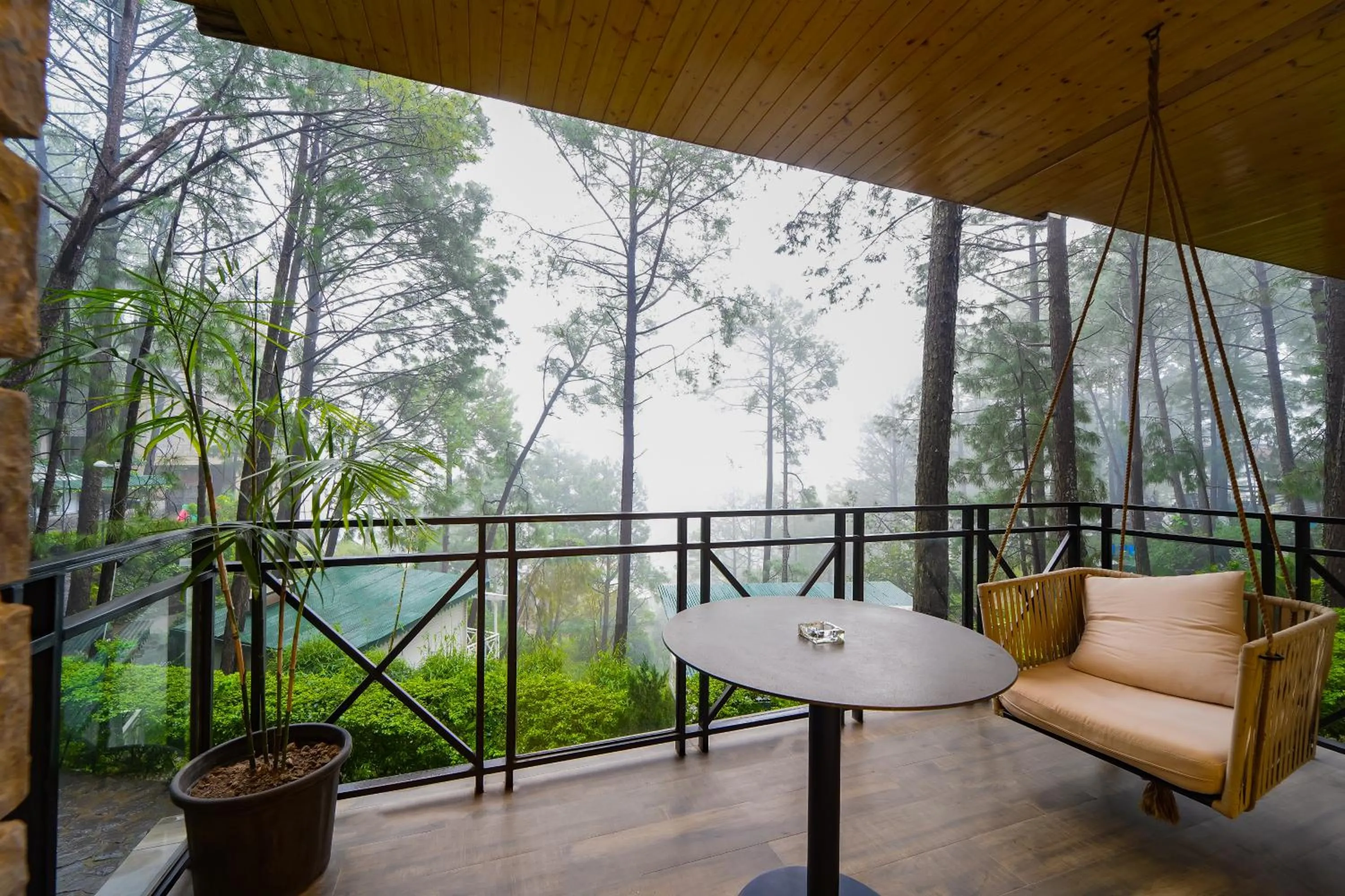 Balcony/Terrace in Kasauli Hills Resort