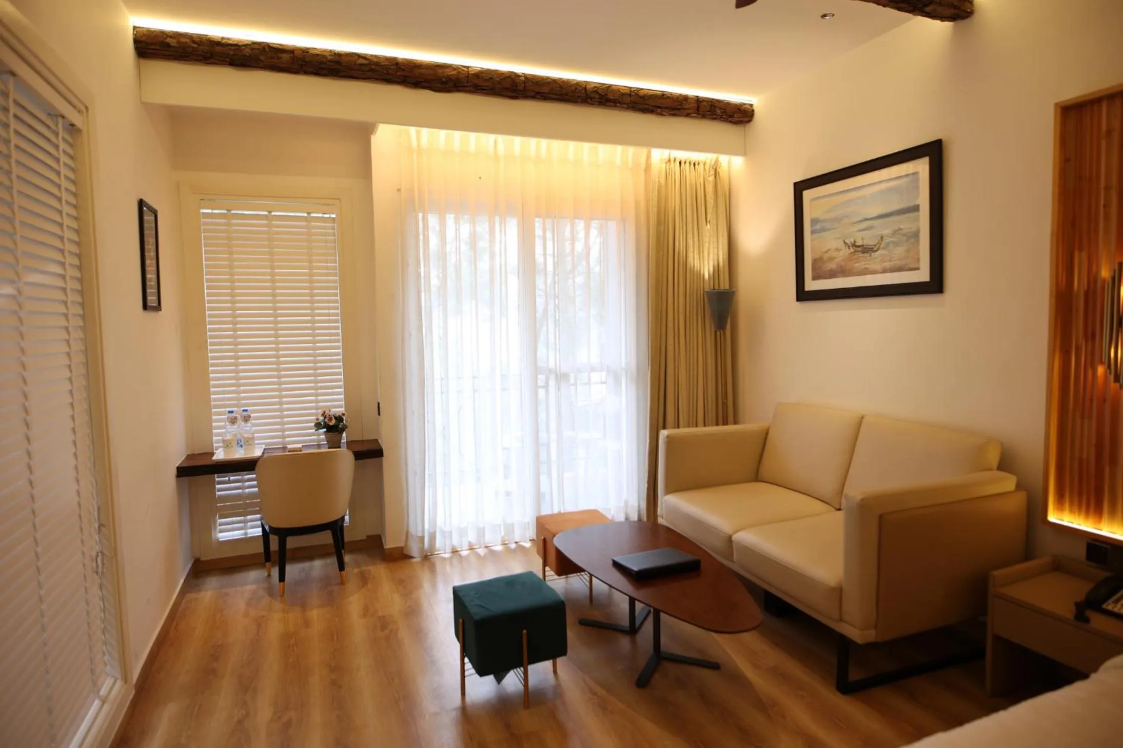 Seating area in Kasauli Hills Resort