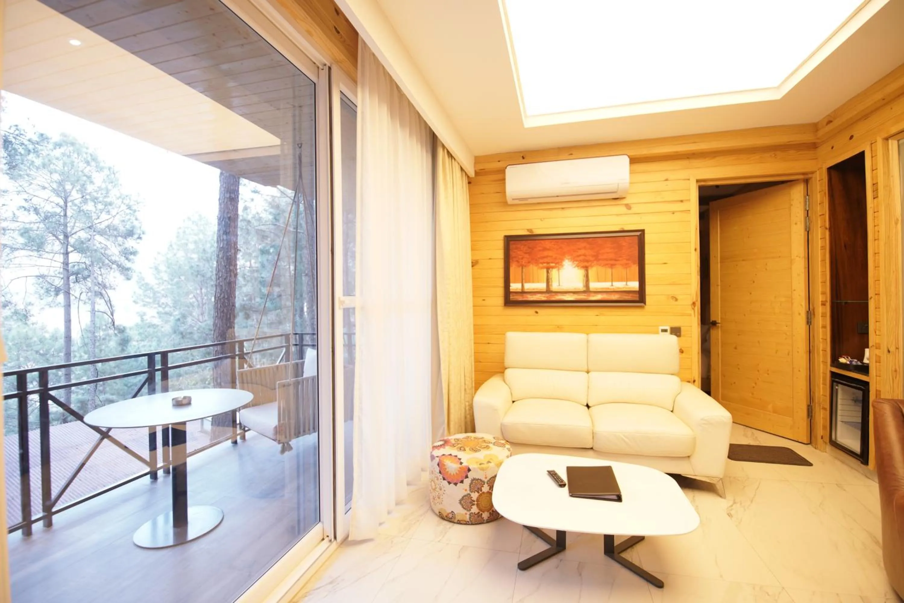 Seating area in Kasauli Hills Resort