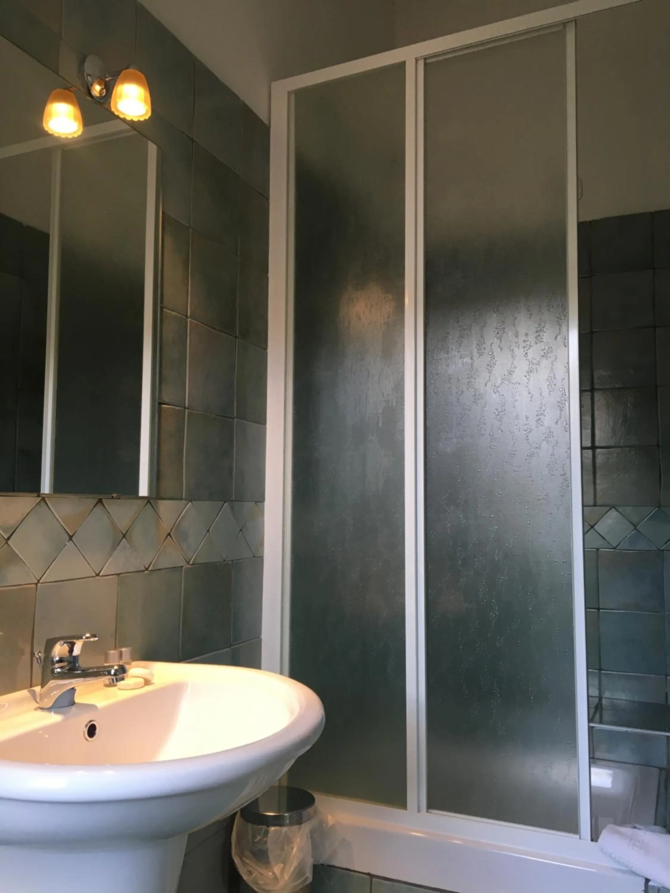 Shower in Hotel Sorgente