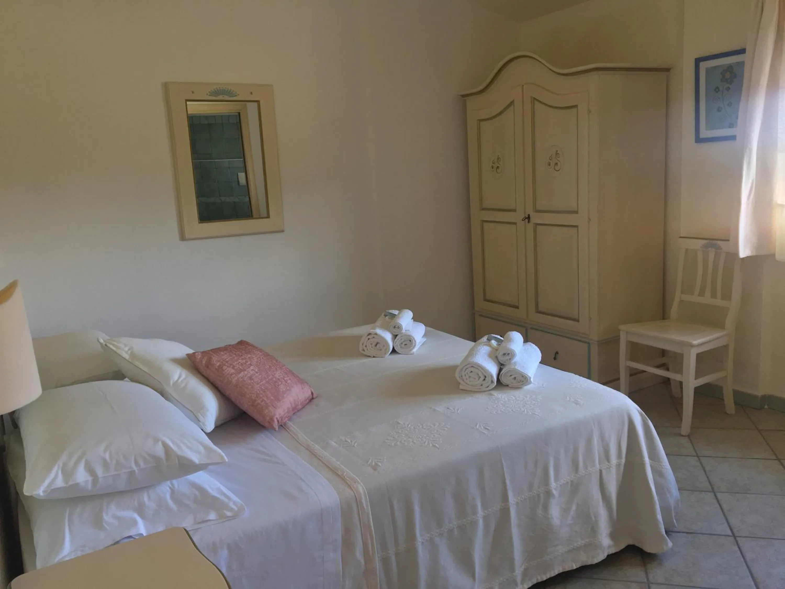 Bed in Hotel Sorgente