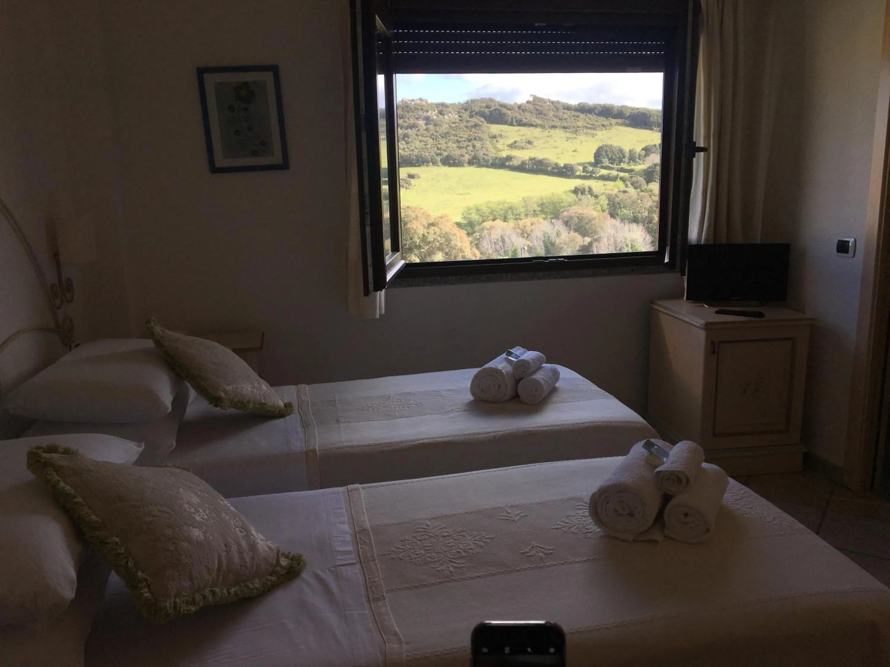 Bed in Hotel Sorgente