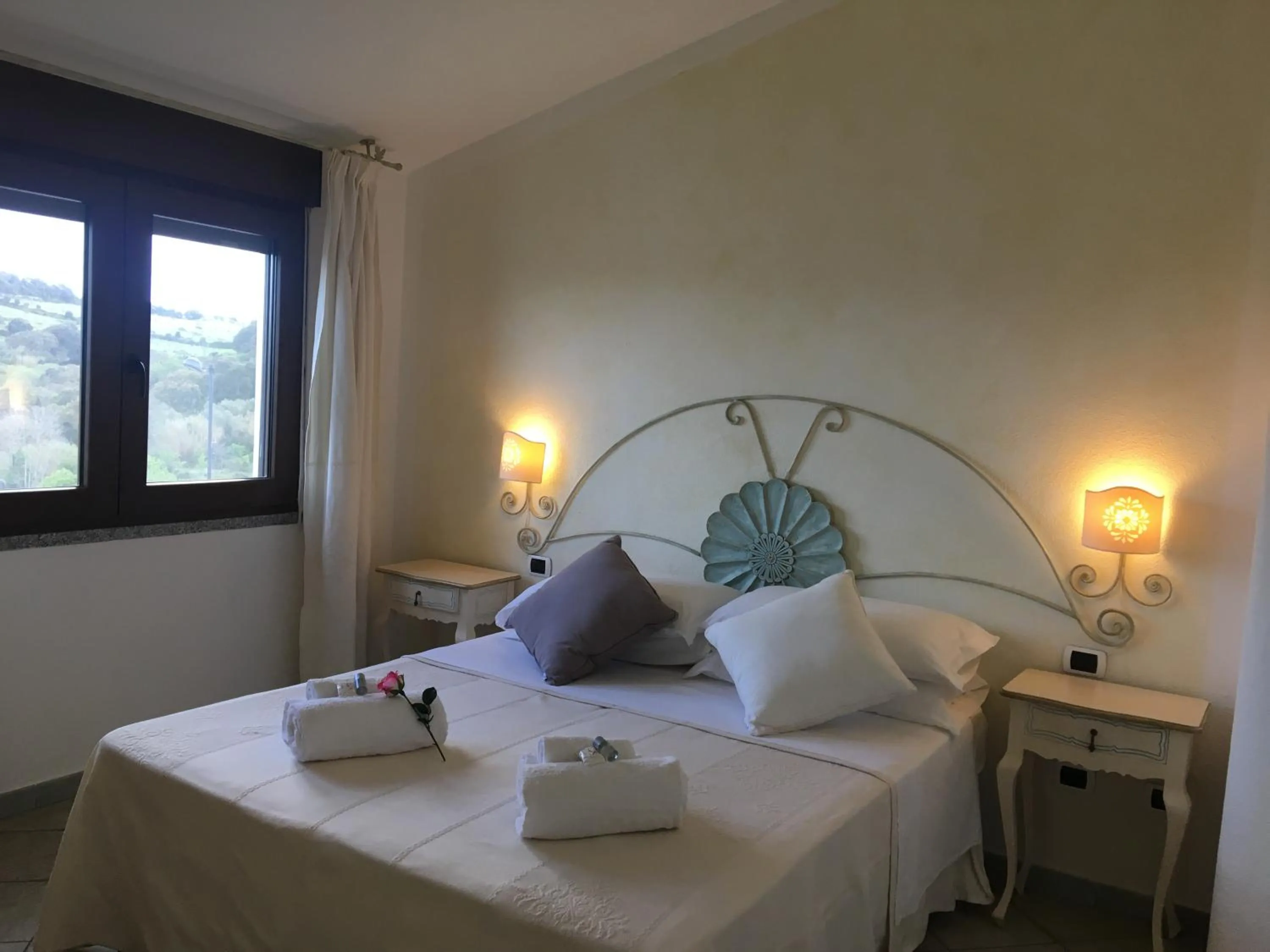 Bed in Hotel Sorgente